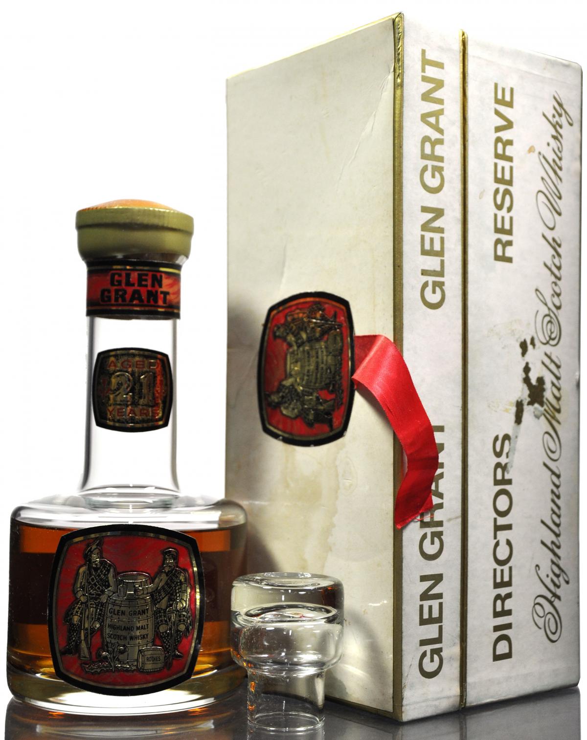 Glen Grant 21 Year Old - 1970s - 80 Proof