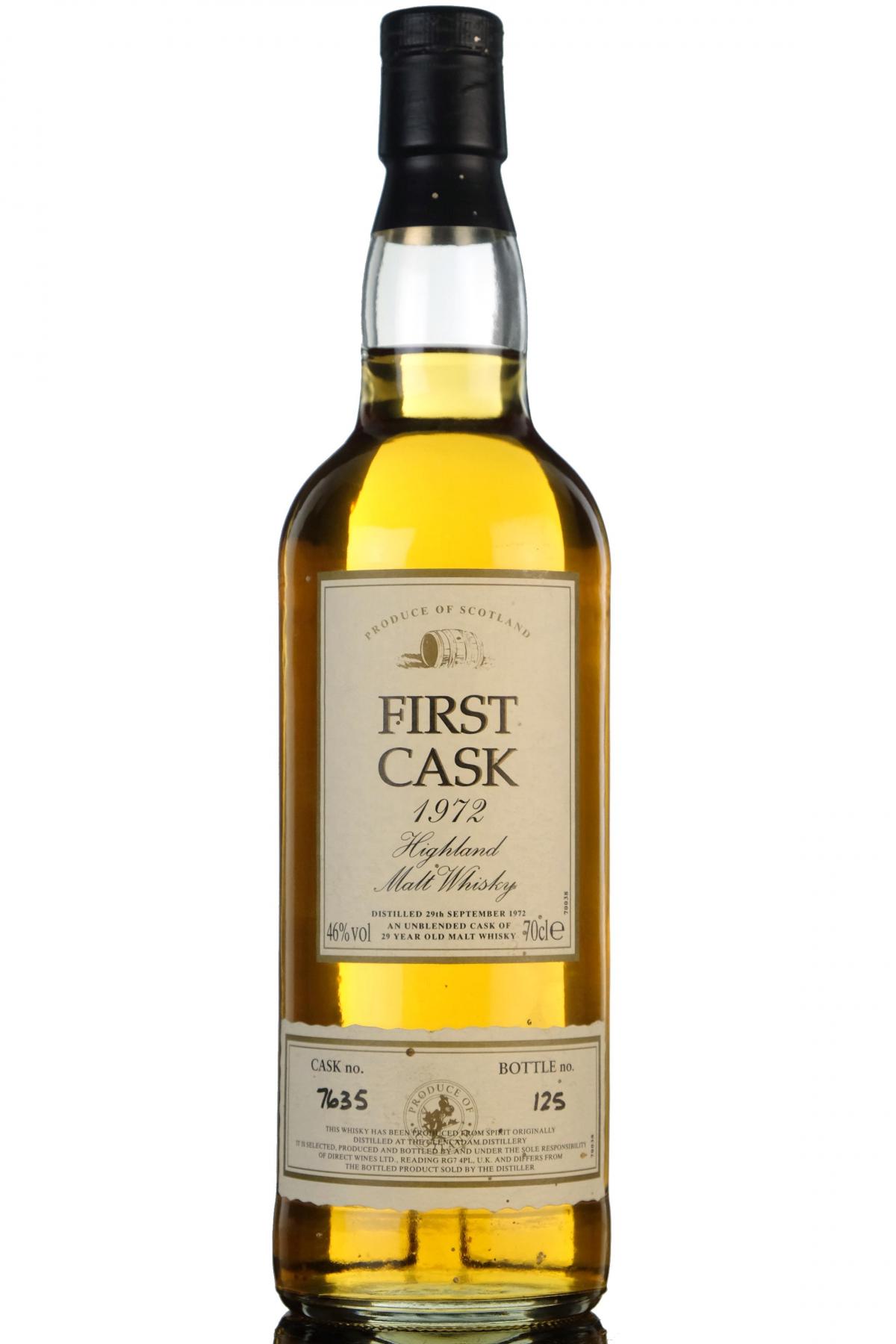 Glencadam 1972 - 29 Year Old - First Cask 7635