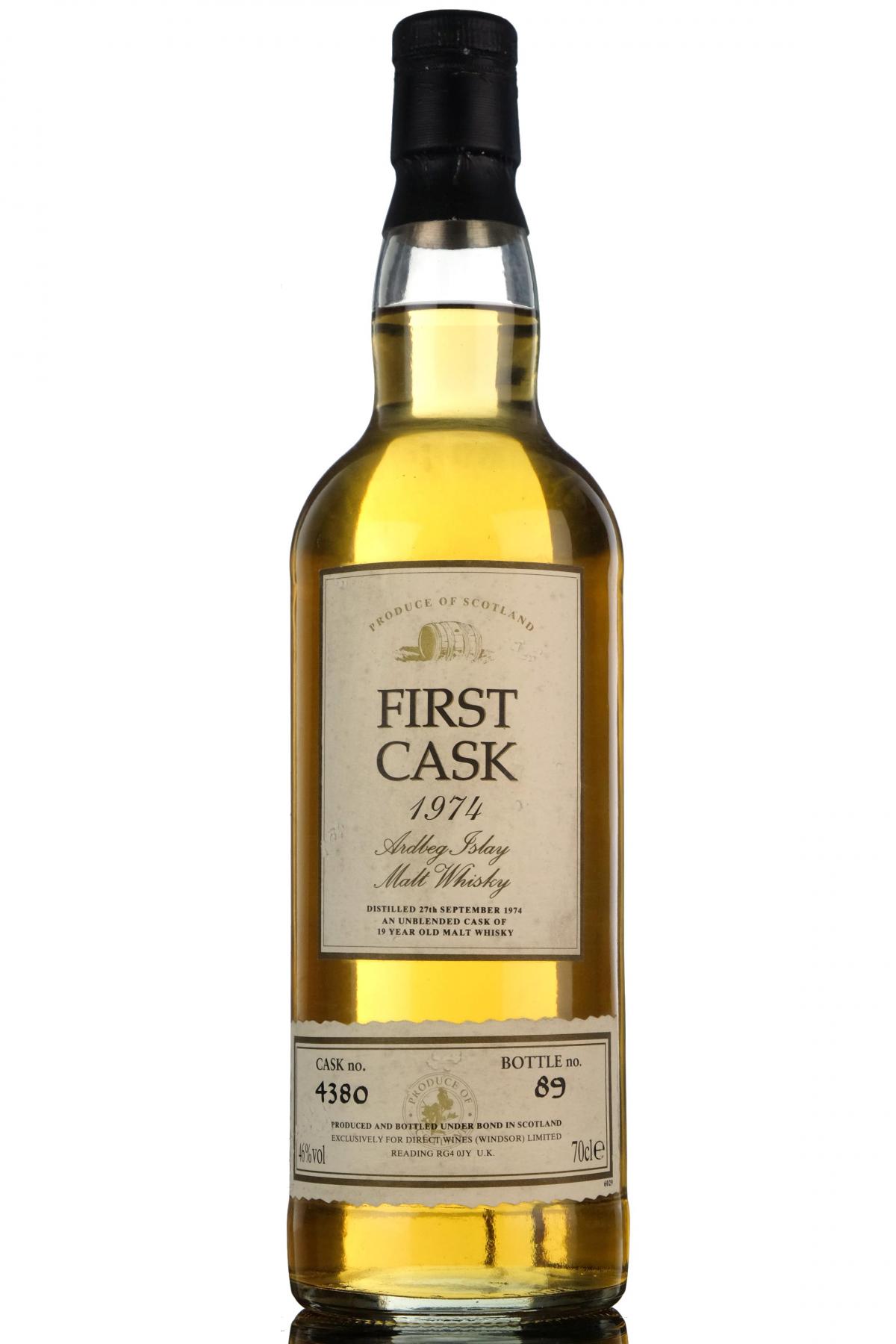Ardbeg 1974 - 19 Year Old - First Cask 4380