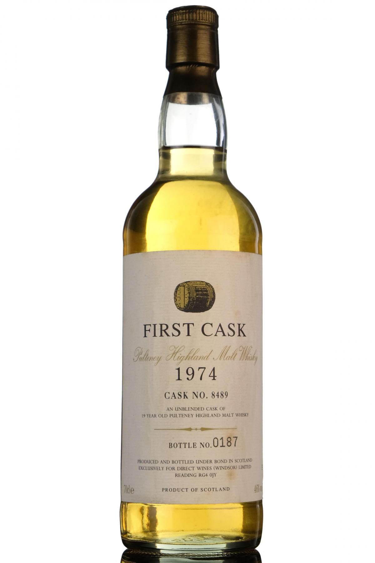 Old Pulteney 1974 - 19 Year Old - First Cask 8489
