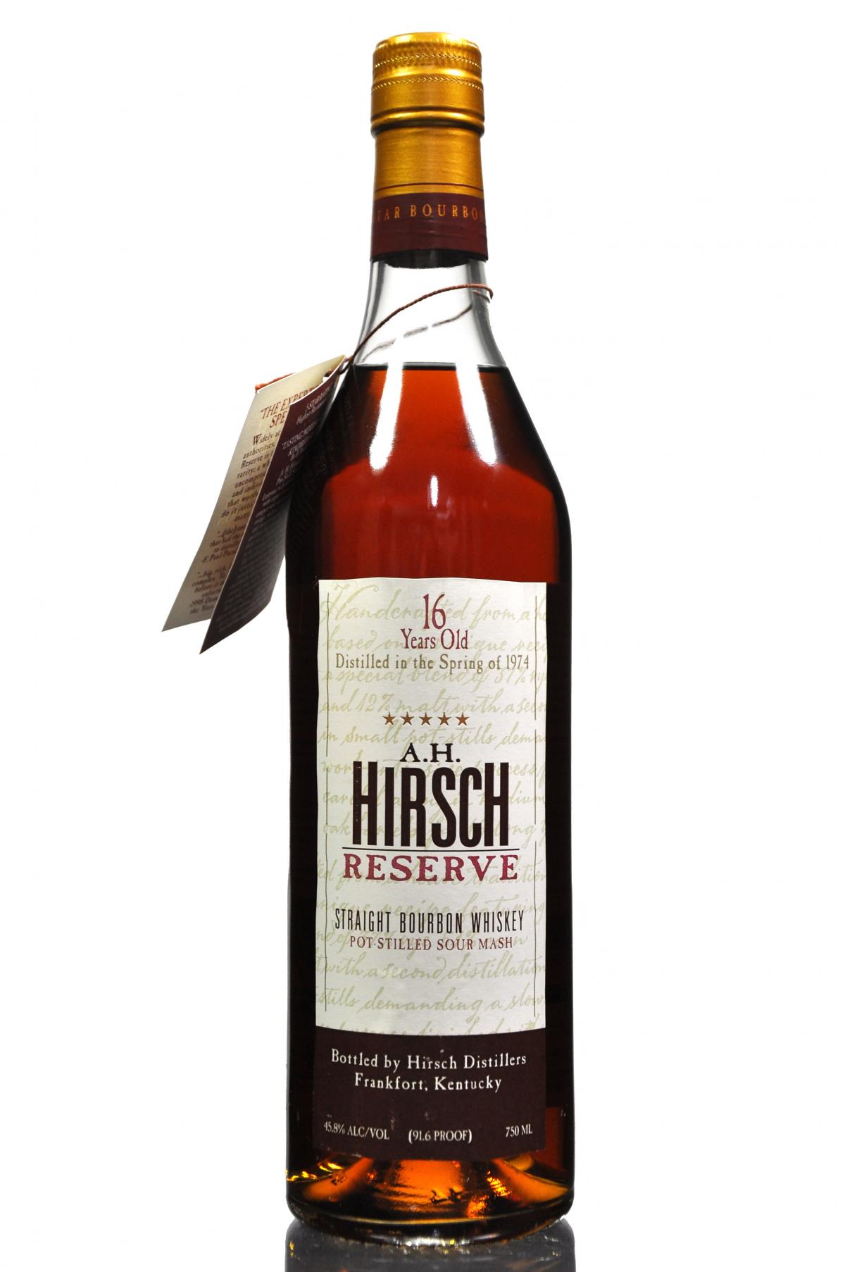 Hirsch Reserve 1974 - 16 Year Old Bourbon