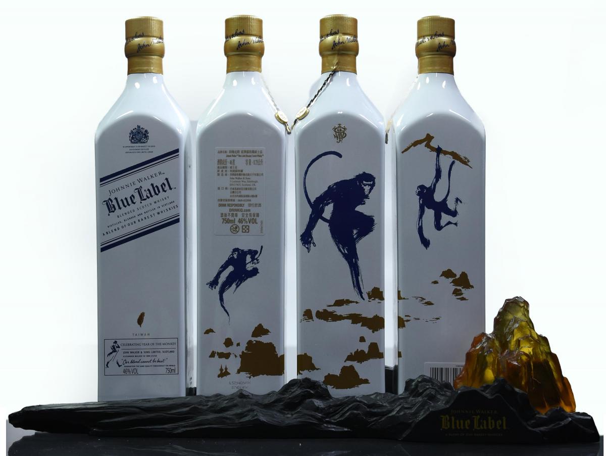 Johnnie Walker Blue Label - Year Of The Monkey Set With Stand