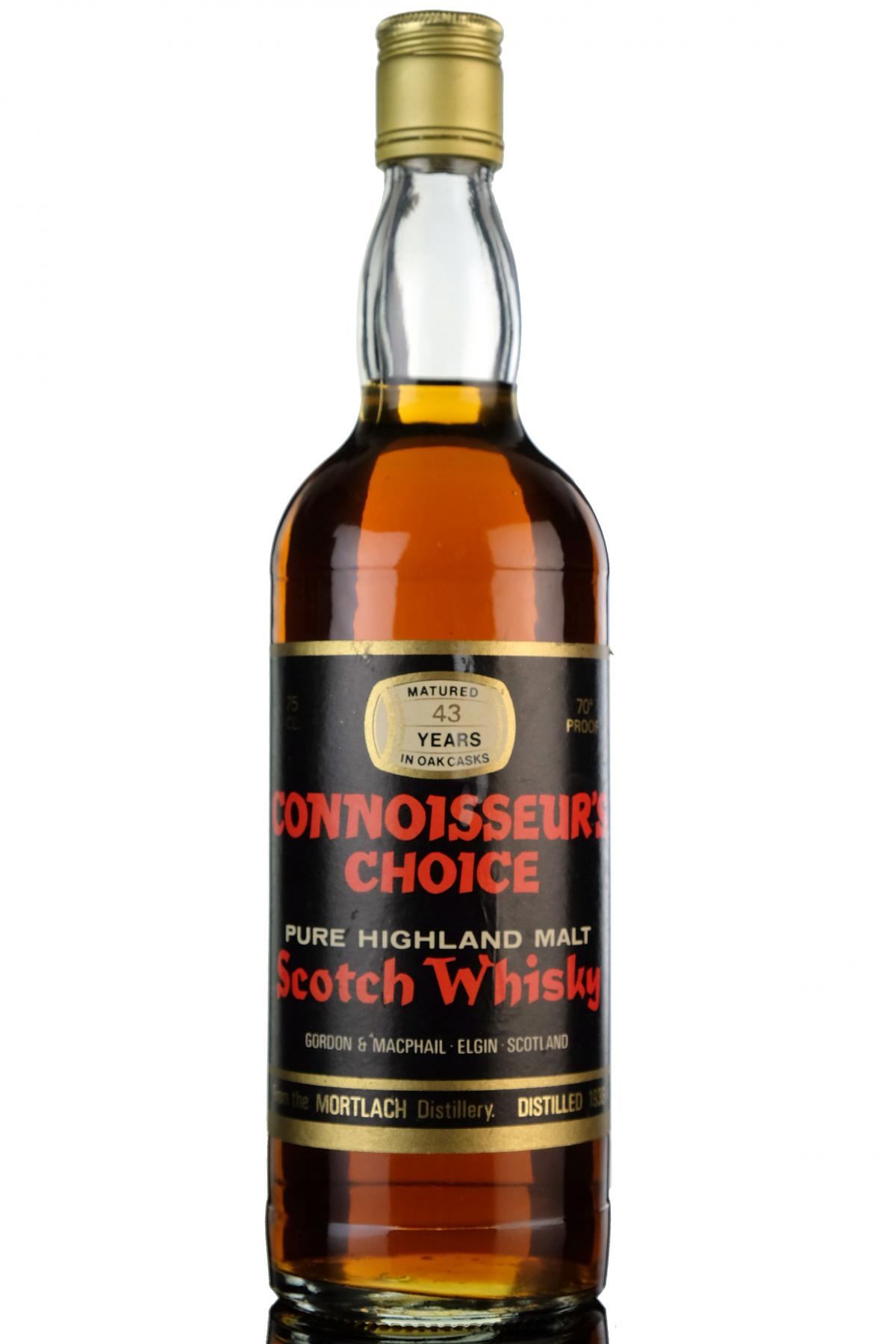 Mortlach 1936 - 43 Year Old - Connoisseurs Choice