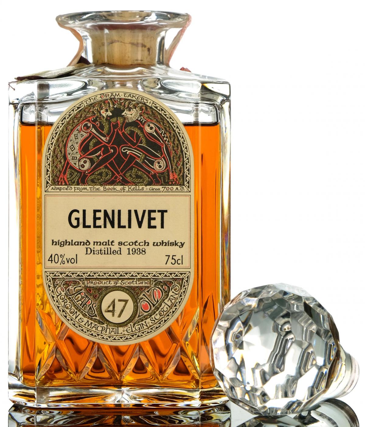 Glenlivet 1938 - 47 Year Old - Gordon & MacPhail Decanter