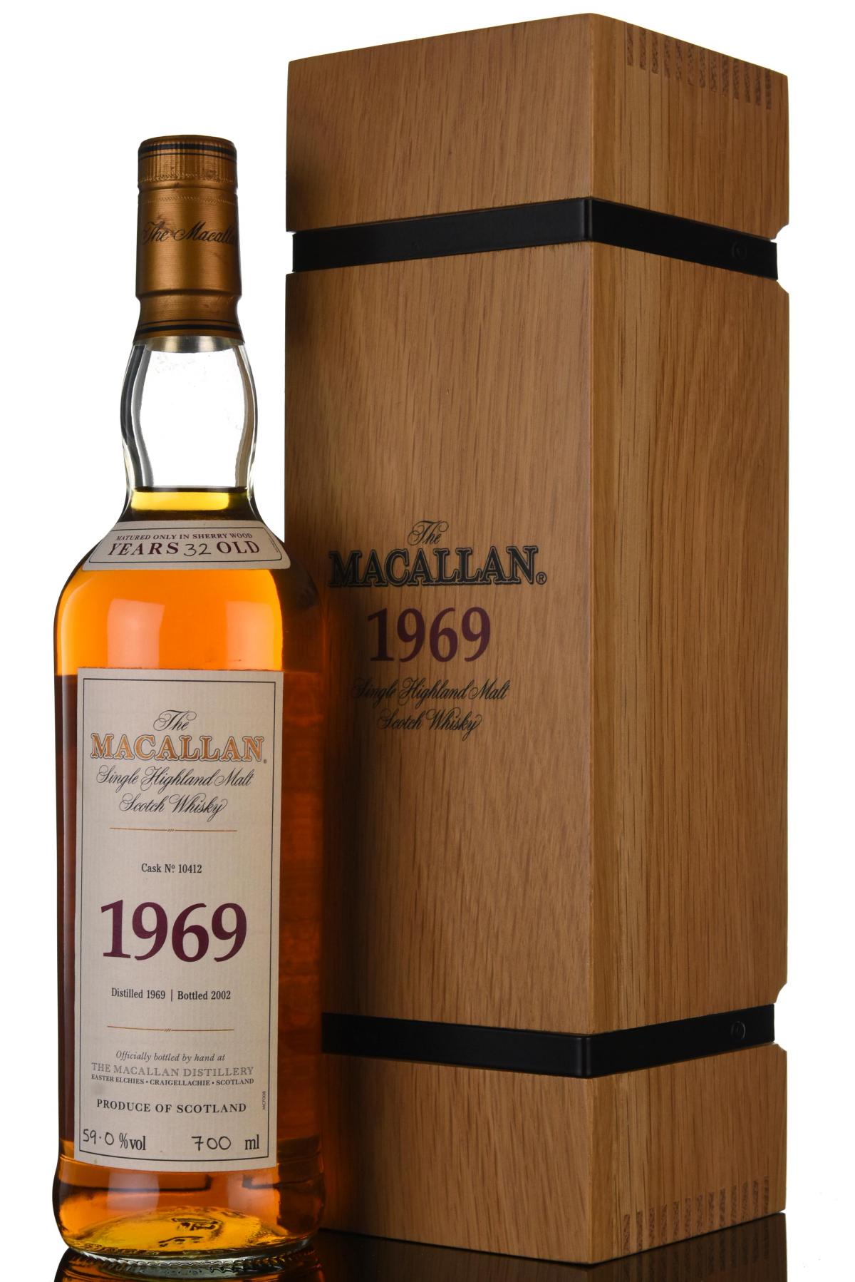 Macallan 1969-2002 - 32 Year Old - Fine & Rare - Cask 10412