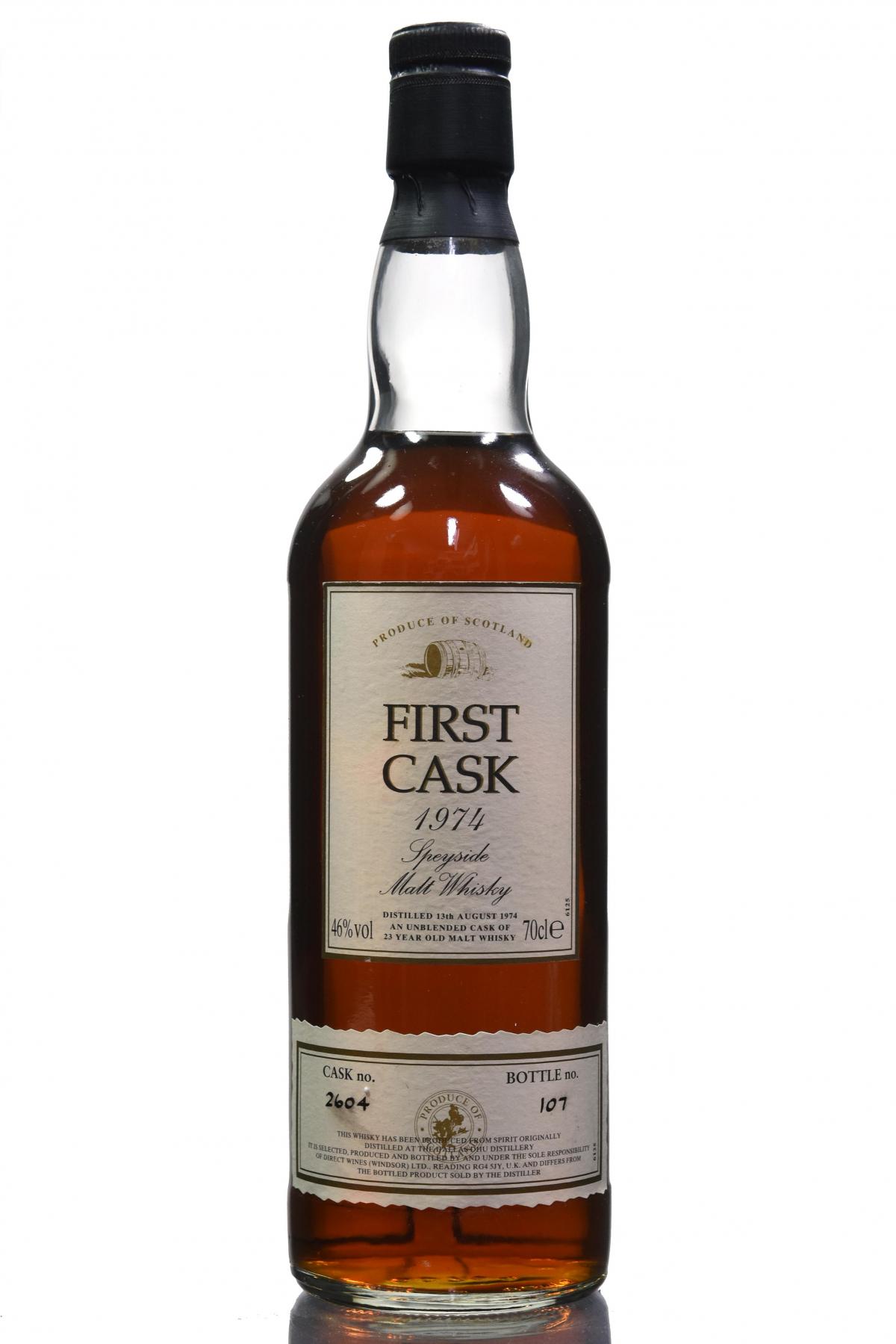 Dallas Dhu 1974 - 23 Year Old - First Cask 2604
