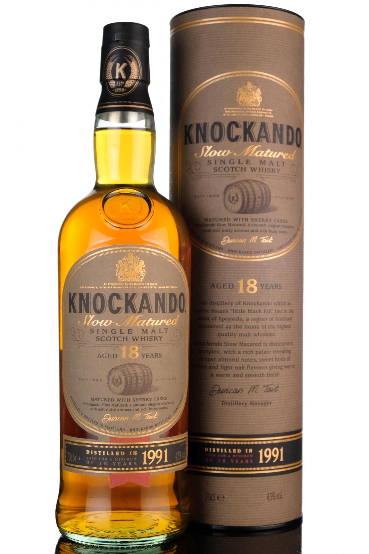 Knockando 1991 - 18 Year Old