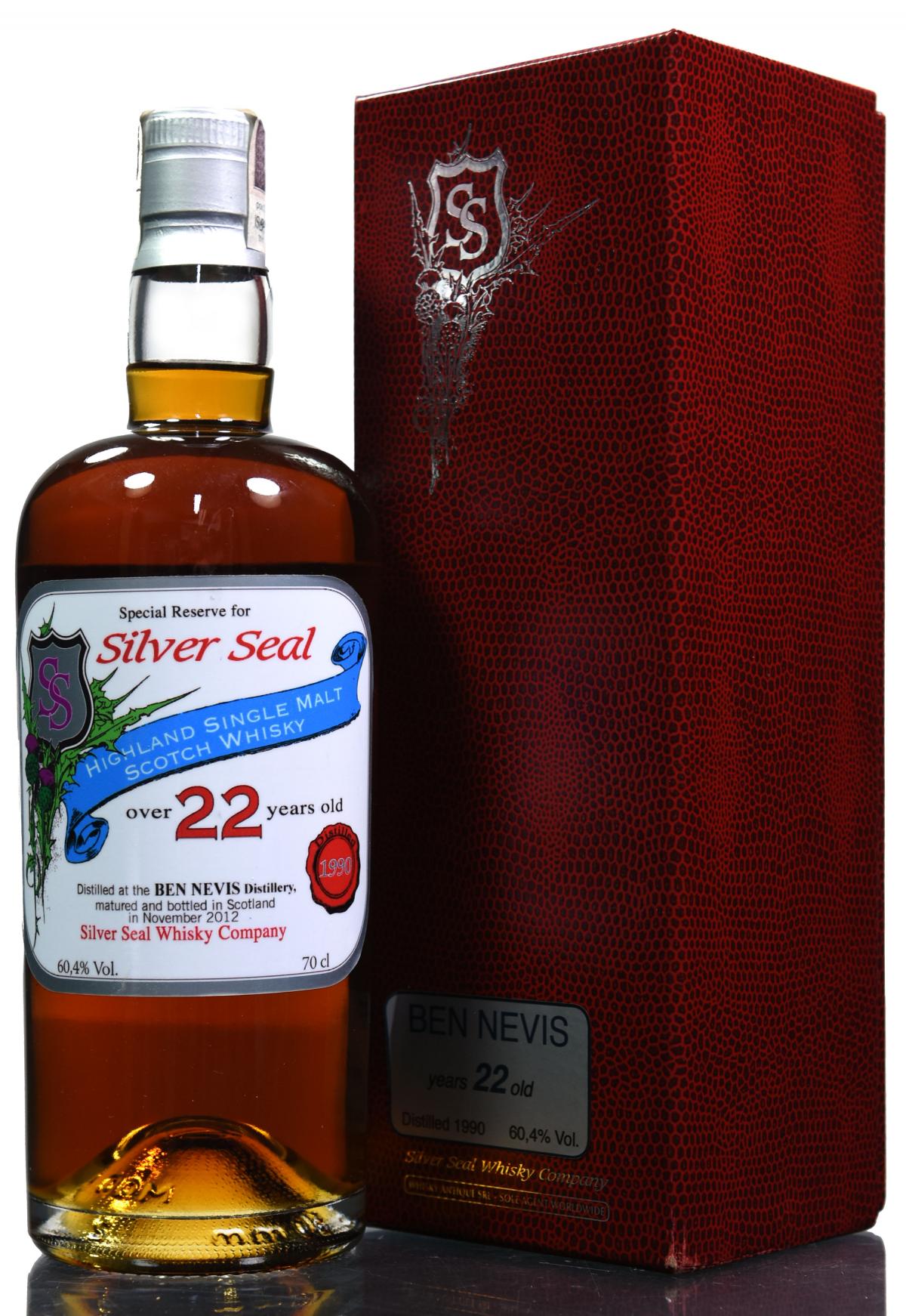 Ben Nevis 1990-2012 - 22 Year Old - Silver Seal
