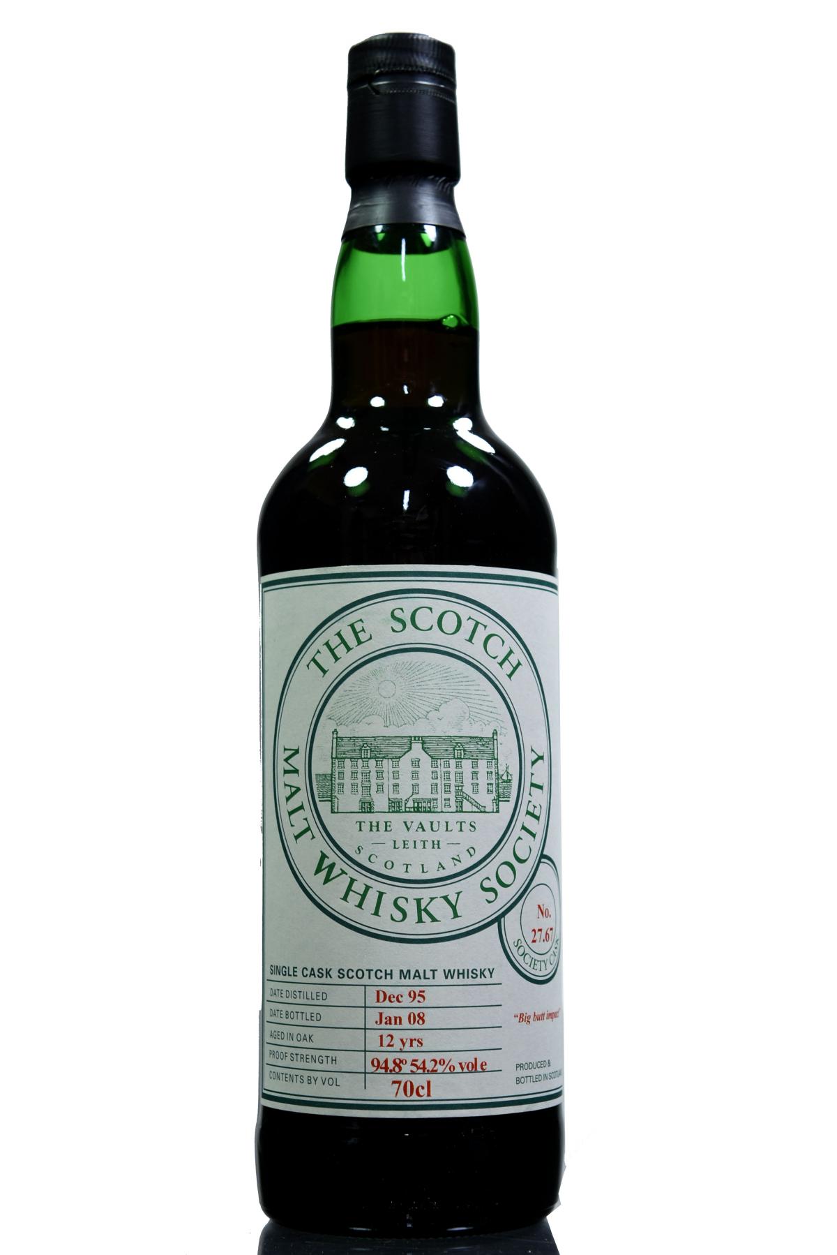 Springbank 1995-2008 - 12 Year Old - SMWS 27.67