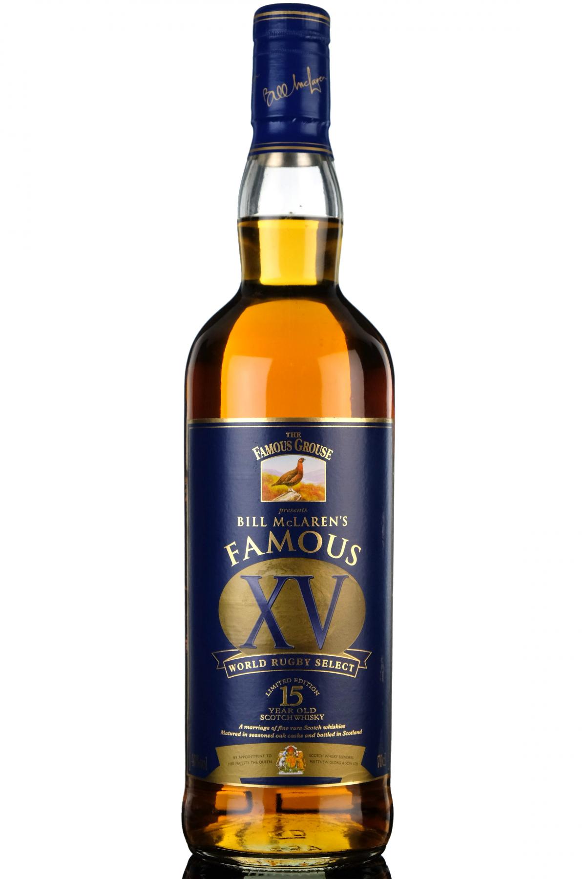 Famous Grouse 15 Year Old - Bill McLarens XV World Rugby Select