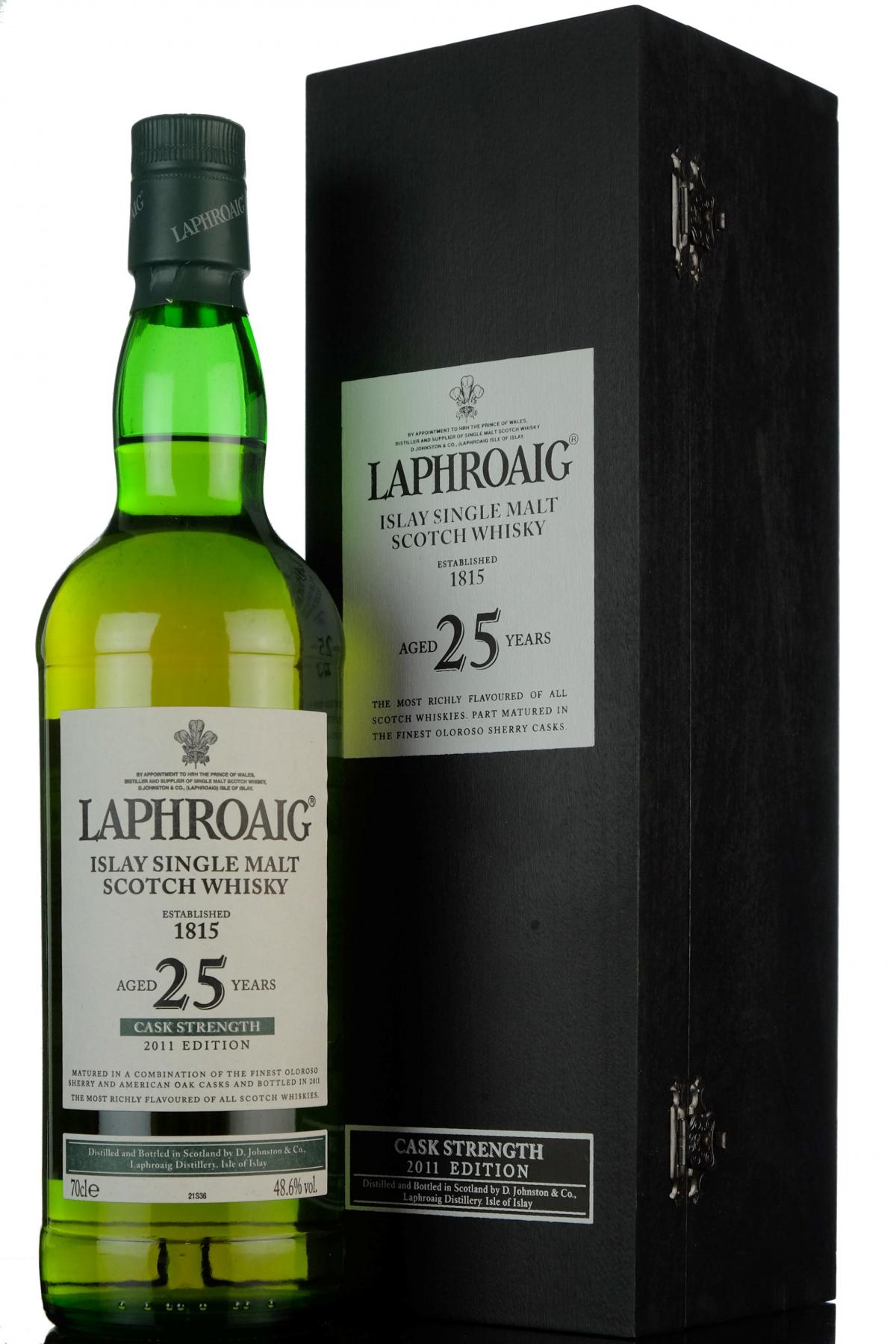 Laphroaig 25 Year Old - Cask Strength - 2011 Edition