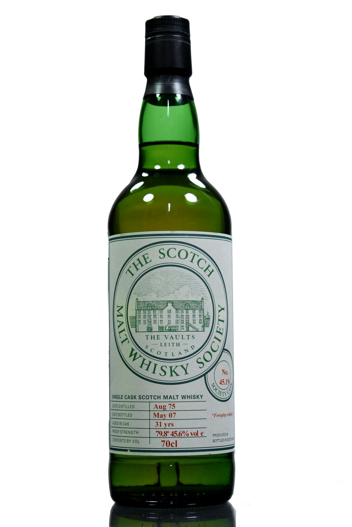 Dallas Dhu 1975-2007 - 31 Year Old - SMWS 45.19