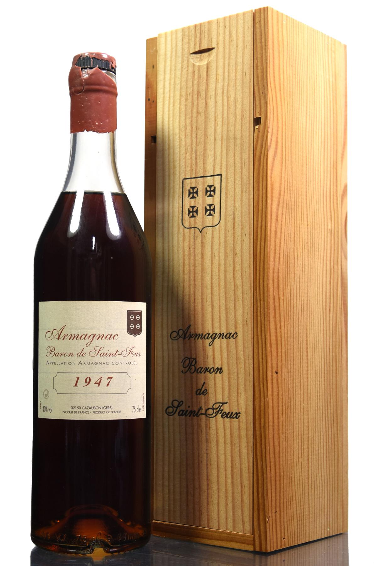 Armagnac 1947 - Baron De Saint-Feux