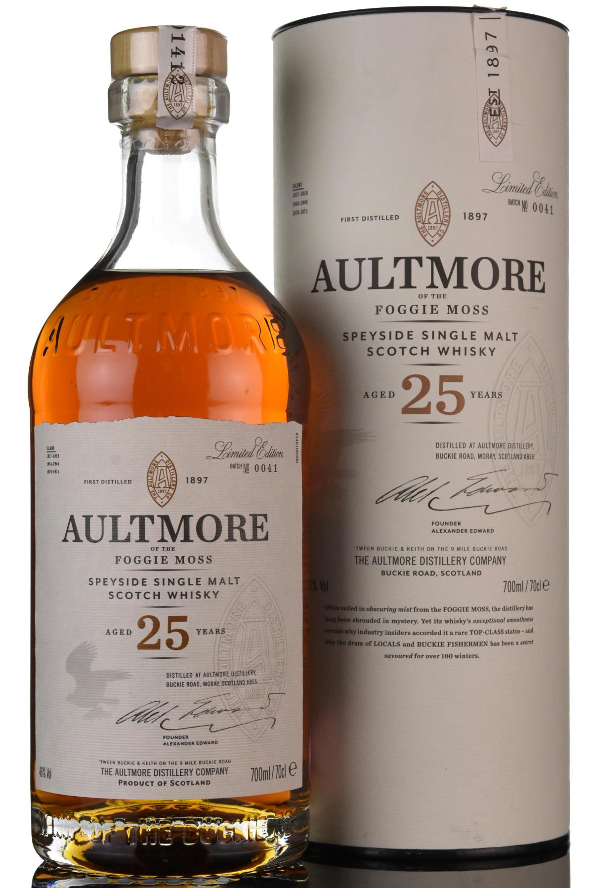 Aultmore 25 Year Old