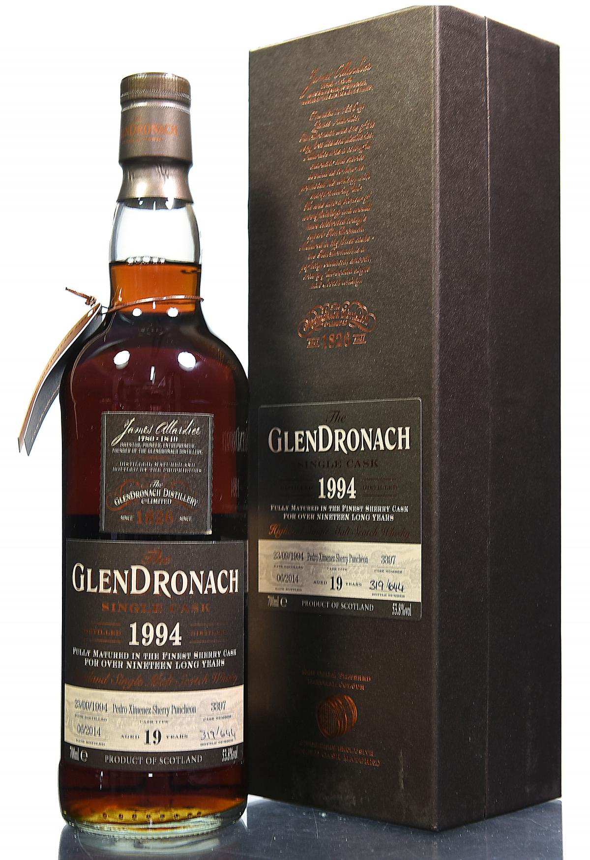 Glendronach 1994-2014 - 19 Year Old - Cask 3397