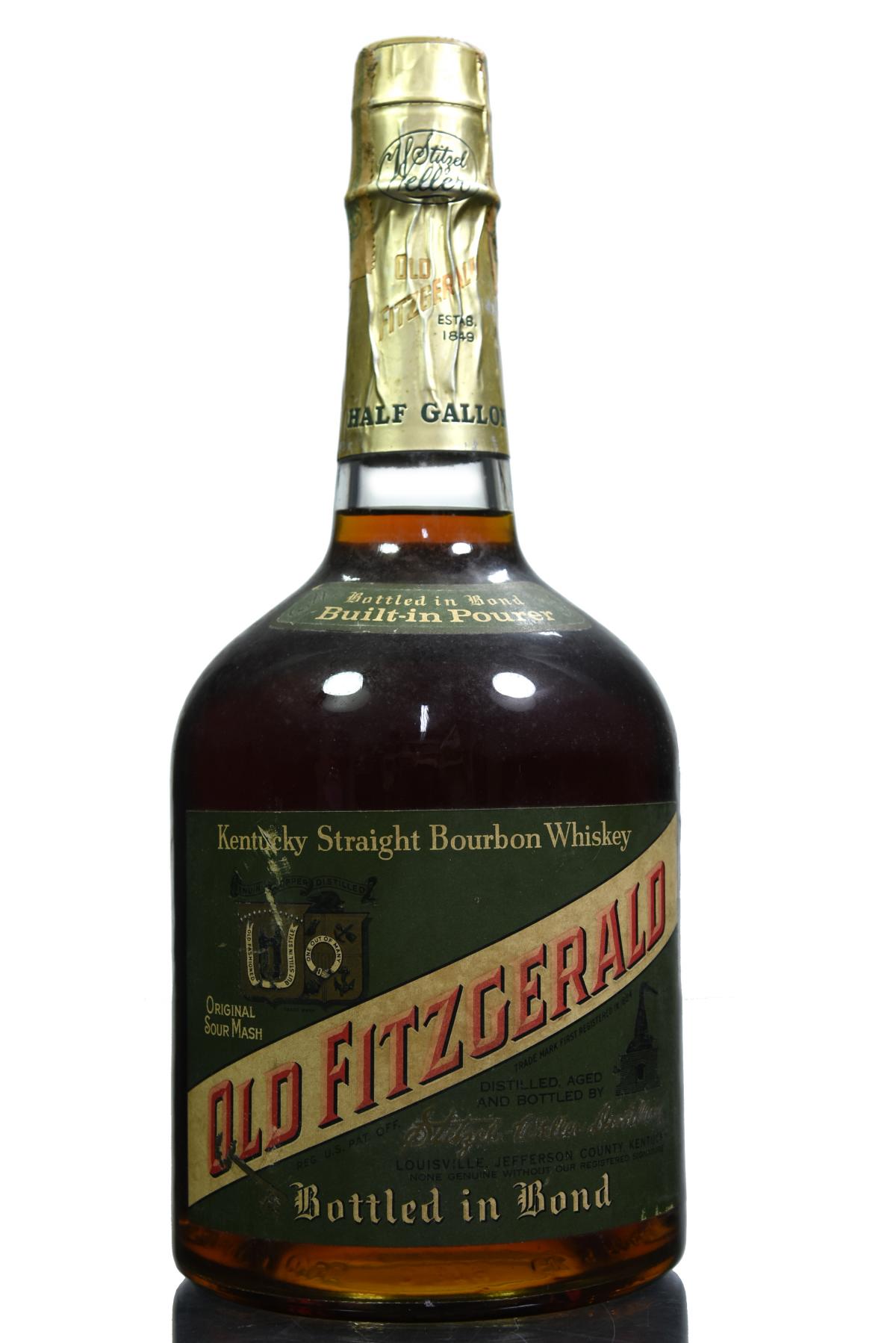 Old Fitzgerald 6 Year Old - Half Gallon - 1970s