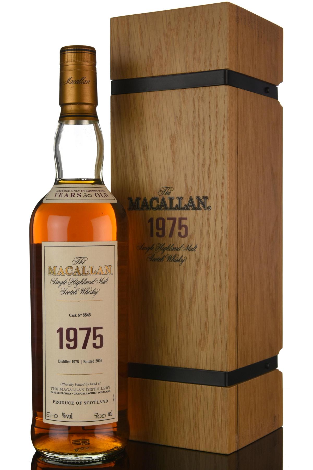 Macallan 1975-2005 - 30 Year Old - Fine & Rare - Cask 8845