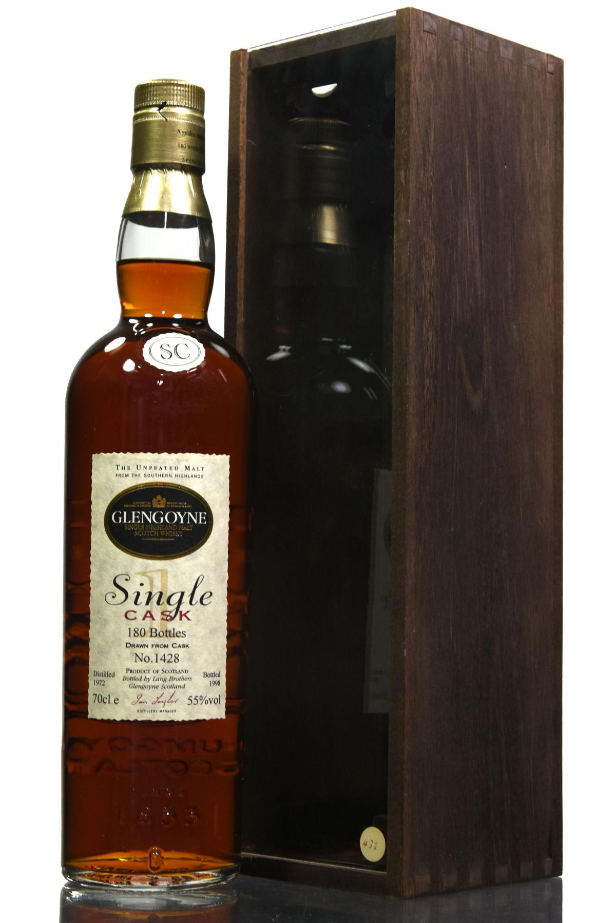 Glengoyne 1972-1998 - Cask 1428 - 180 Bottles Only