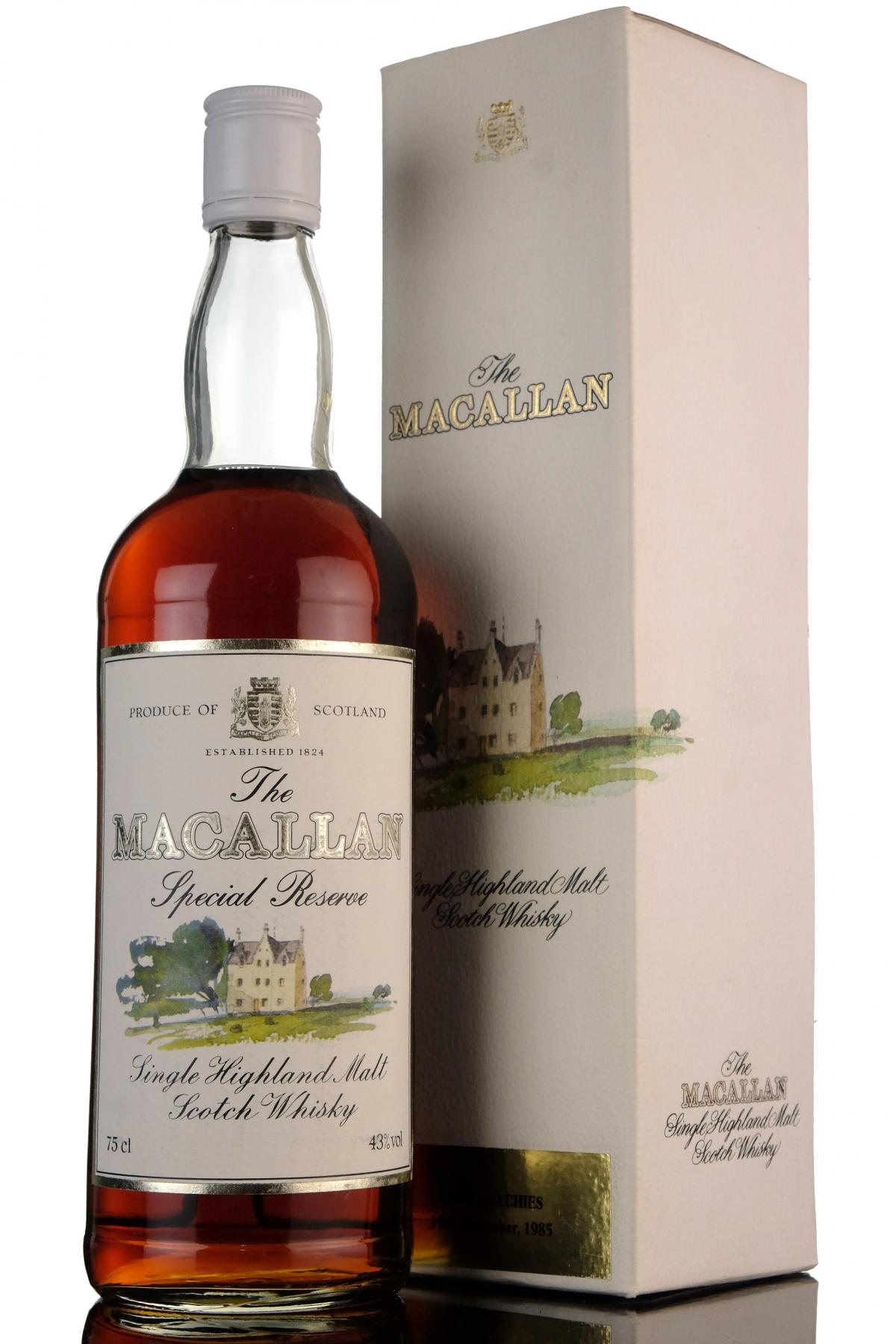 Macallan Special Reserve - Easter Elchies House 1985