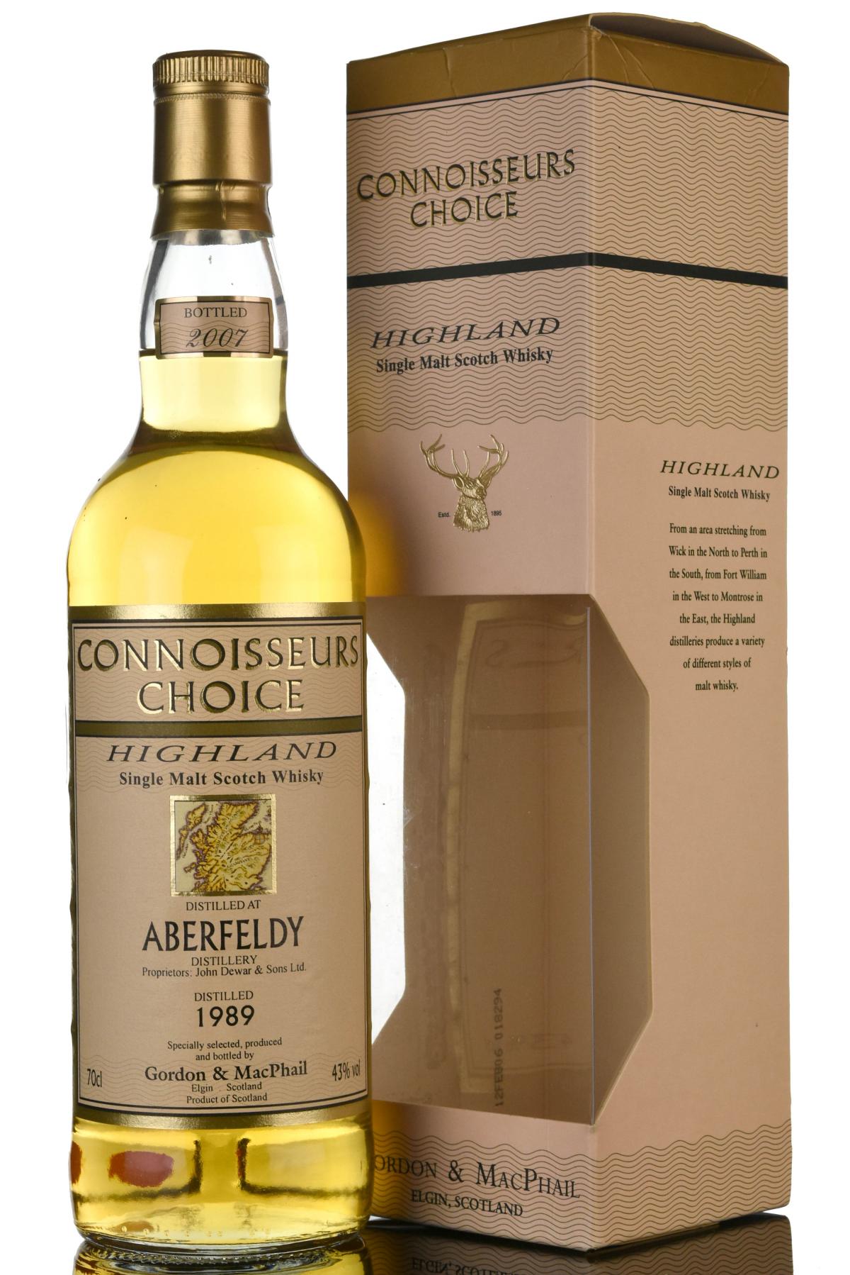 Aberfeldy 1989-2007 - Connoisseurs Choice