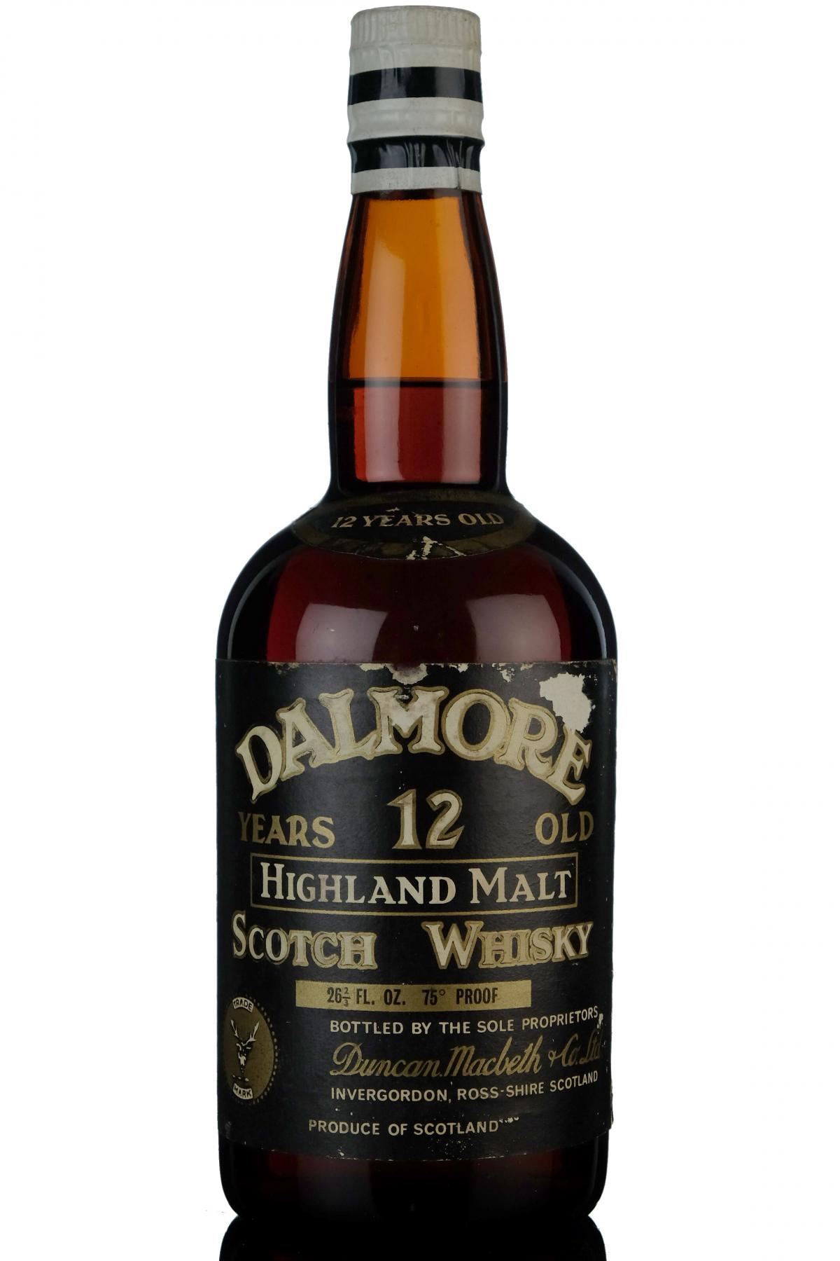 Dalmore 12 Year Old - 1950s