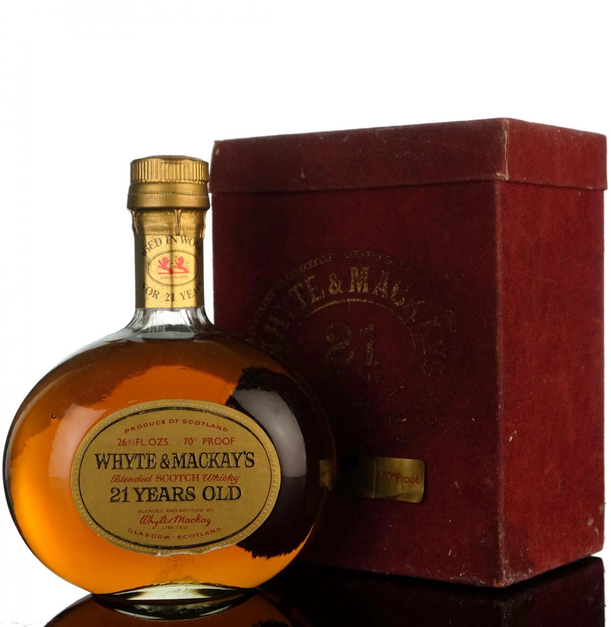 Whyte & Mackay 21 Year Old - 1970s