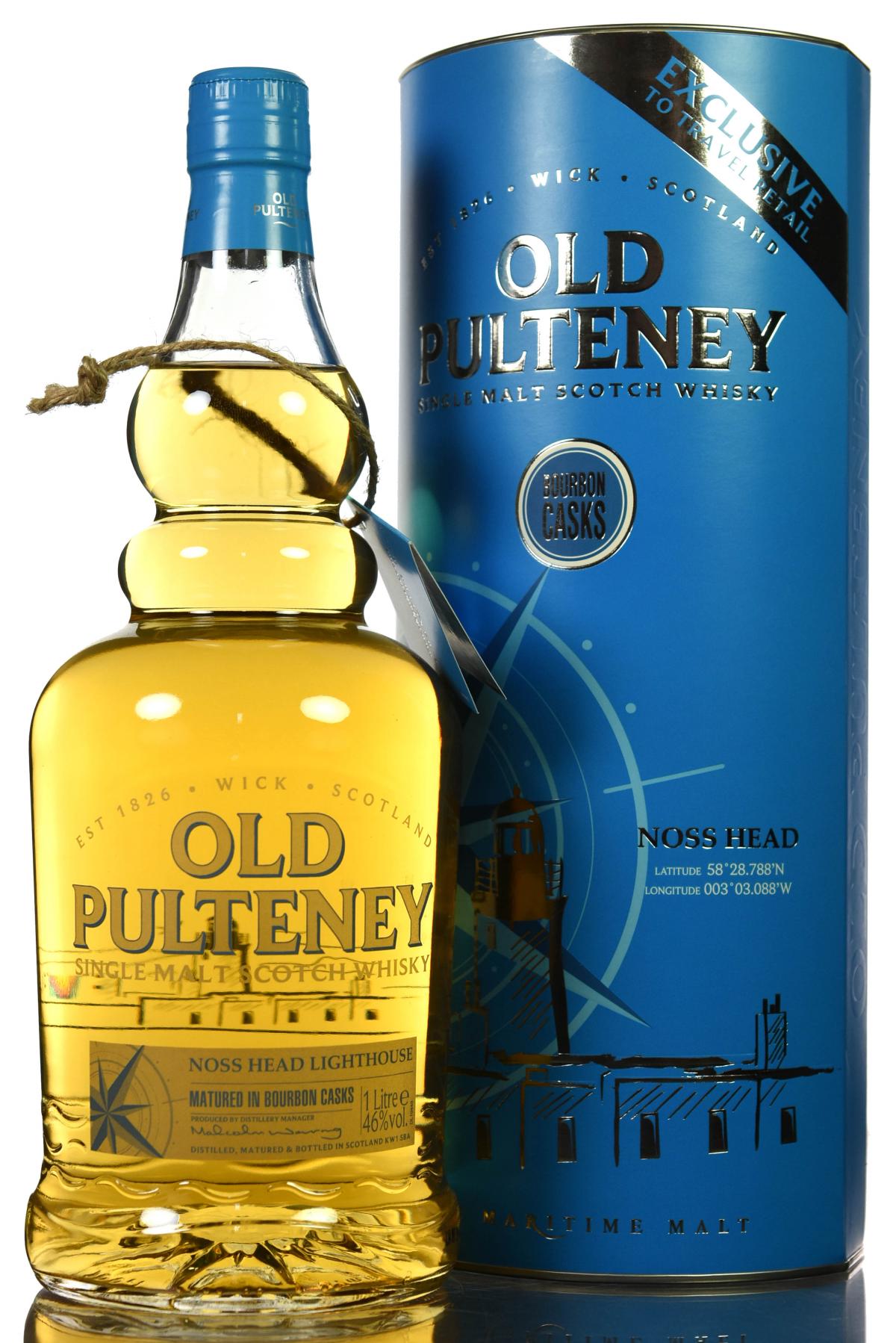 Old Pulteney Noss Head Lighthouse - 1 Litre