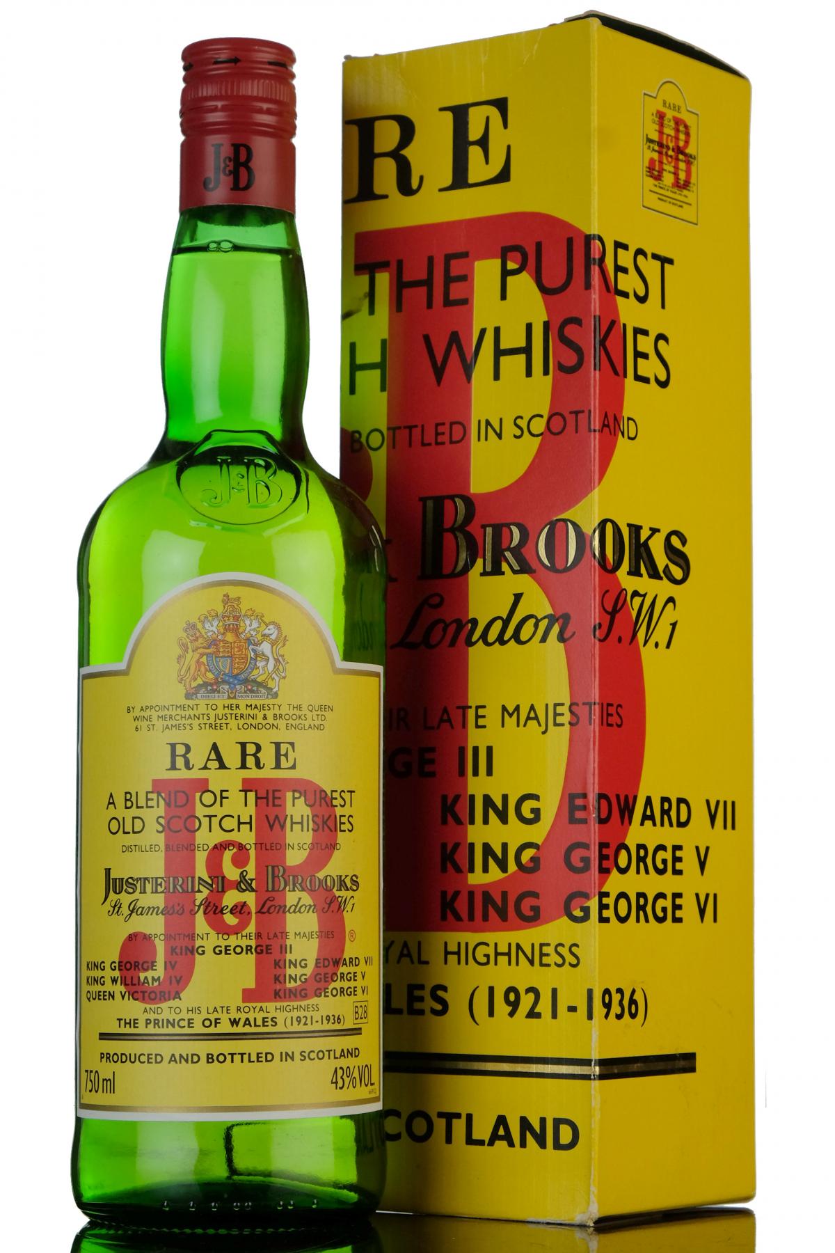 J&B Rare - 1980s