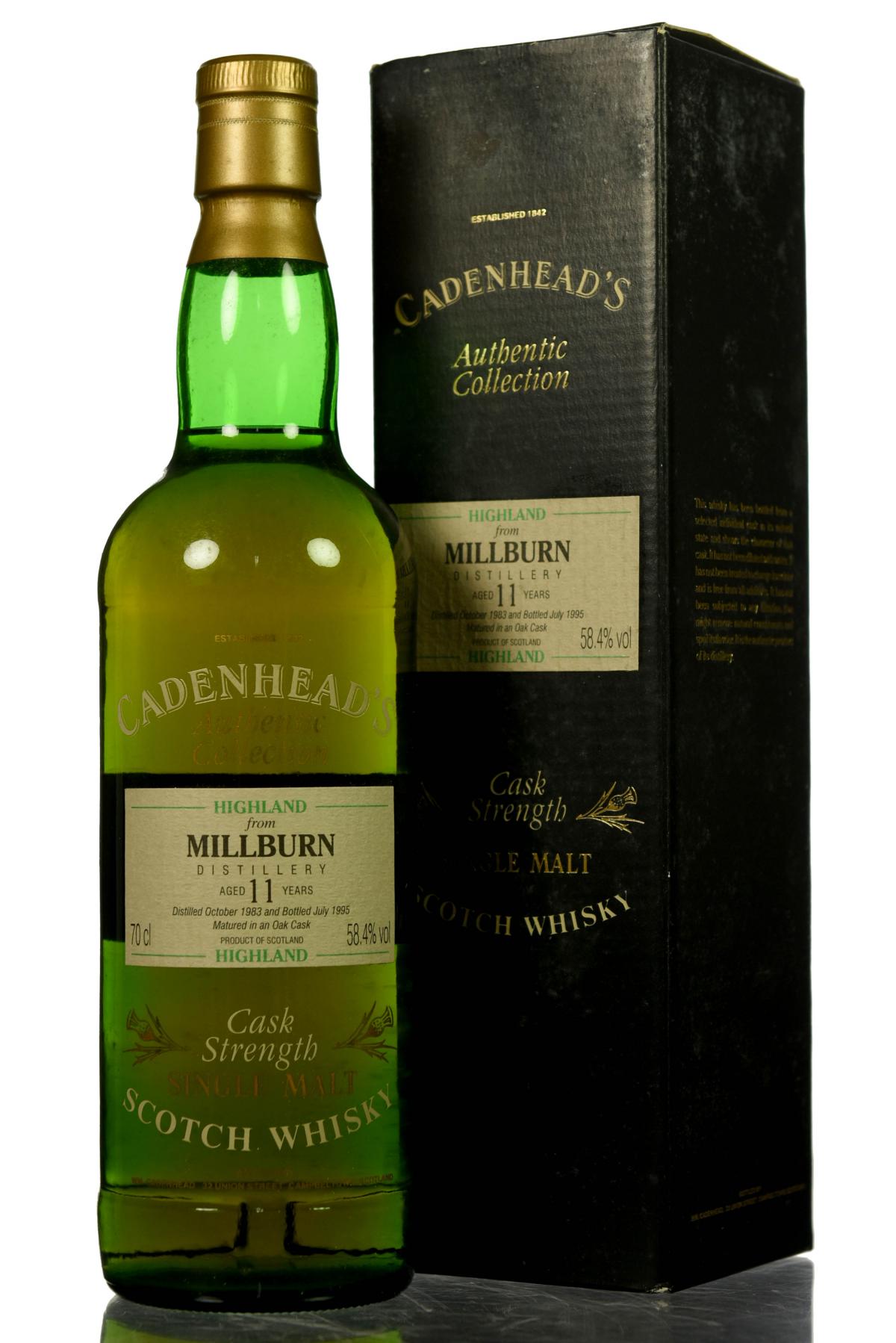 Millburn 1983-1995 - 11 Year Old - Cadenheads Authentic Collection