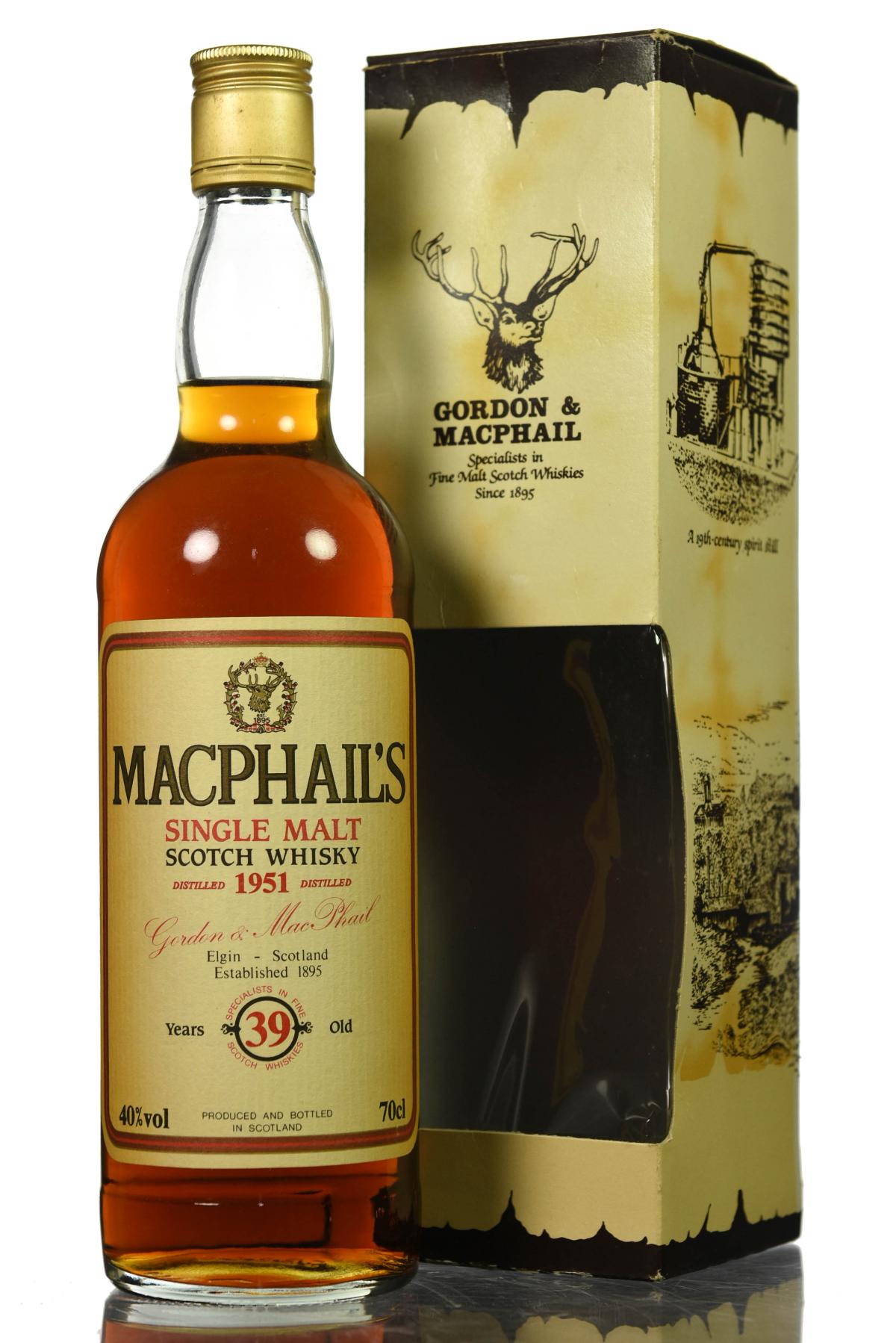 MacPhails 1951 - 39 Year Old - Gordon & MacPhail