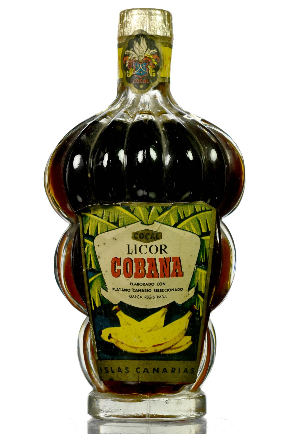 Cobana Bannana Liqueur - Circa 1960s