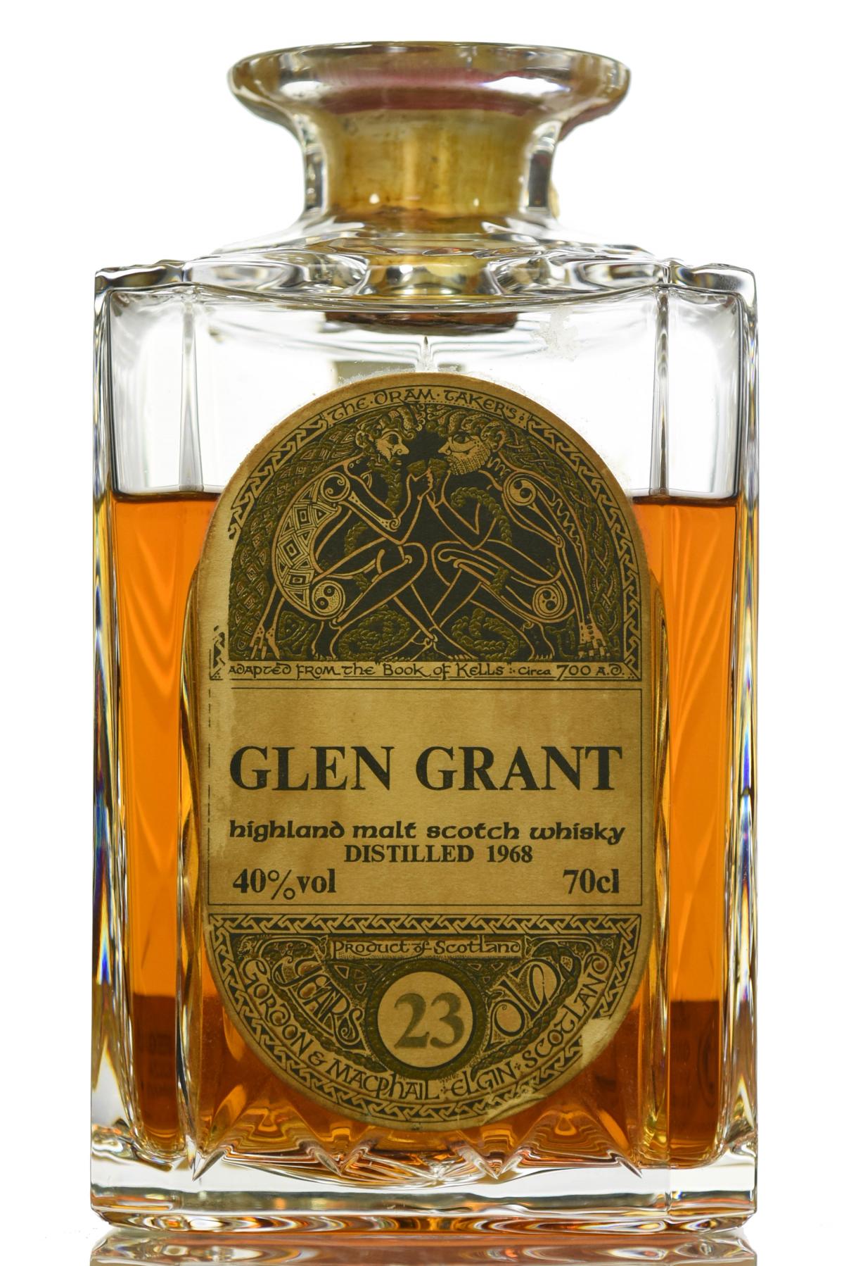Glen Grant 1968 - 23 Year Old - Gordon & MacPhail Decanter