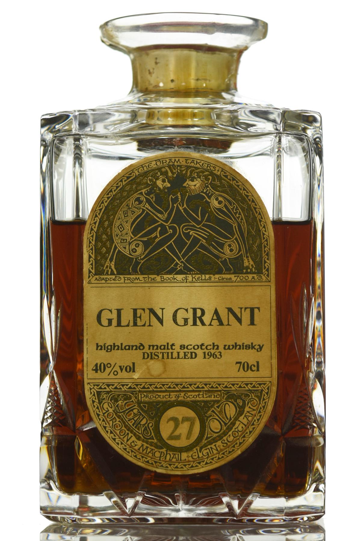 Glen Grant 1963 - 27 Year Old - Gordon & MacPhail Decanter