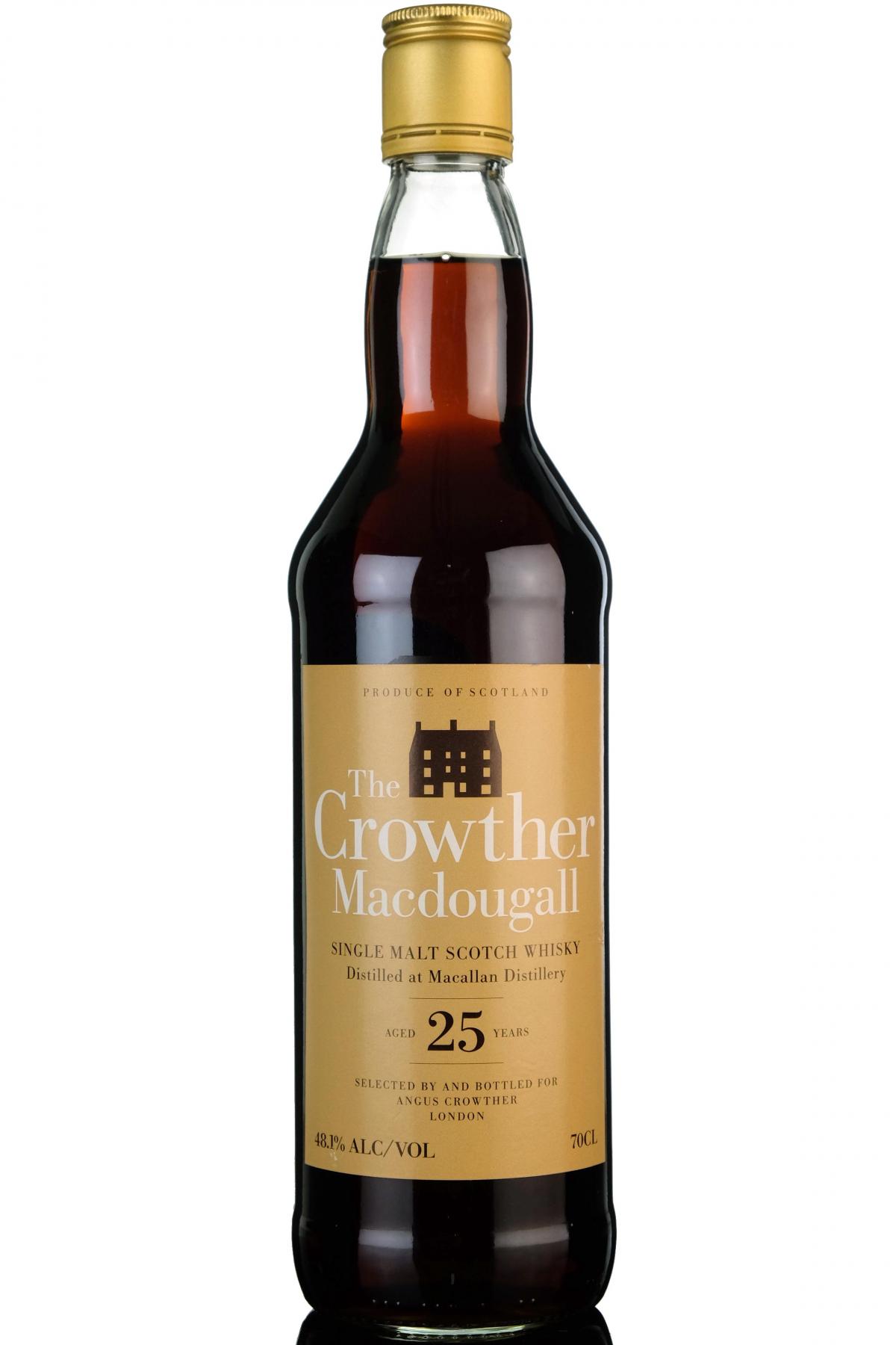 Macallan 25 Year Old - Crowther Macdougall