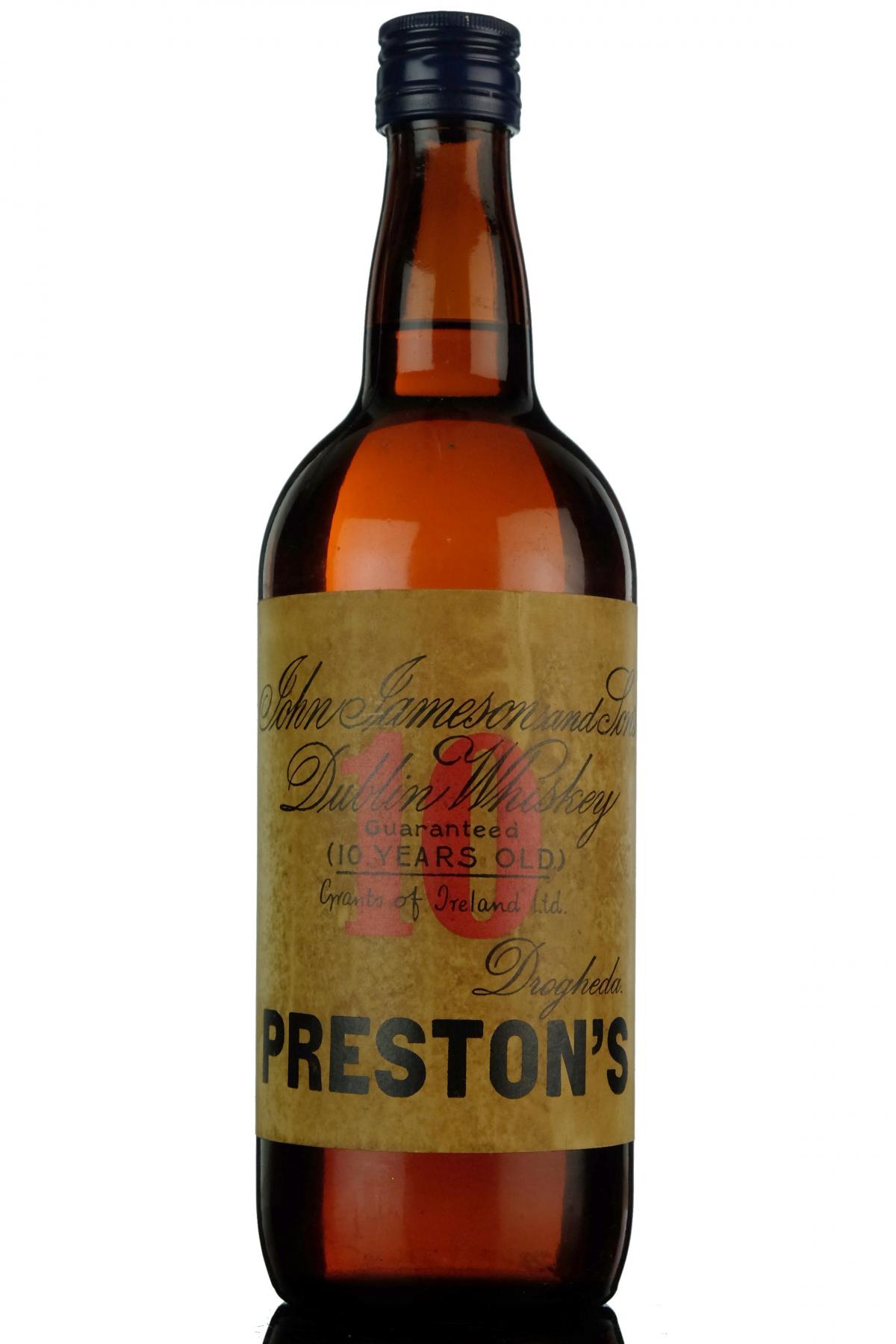 Prestons 10 Year Old - 1970s