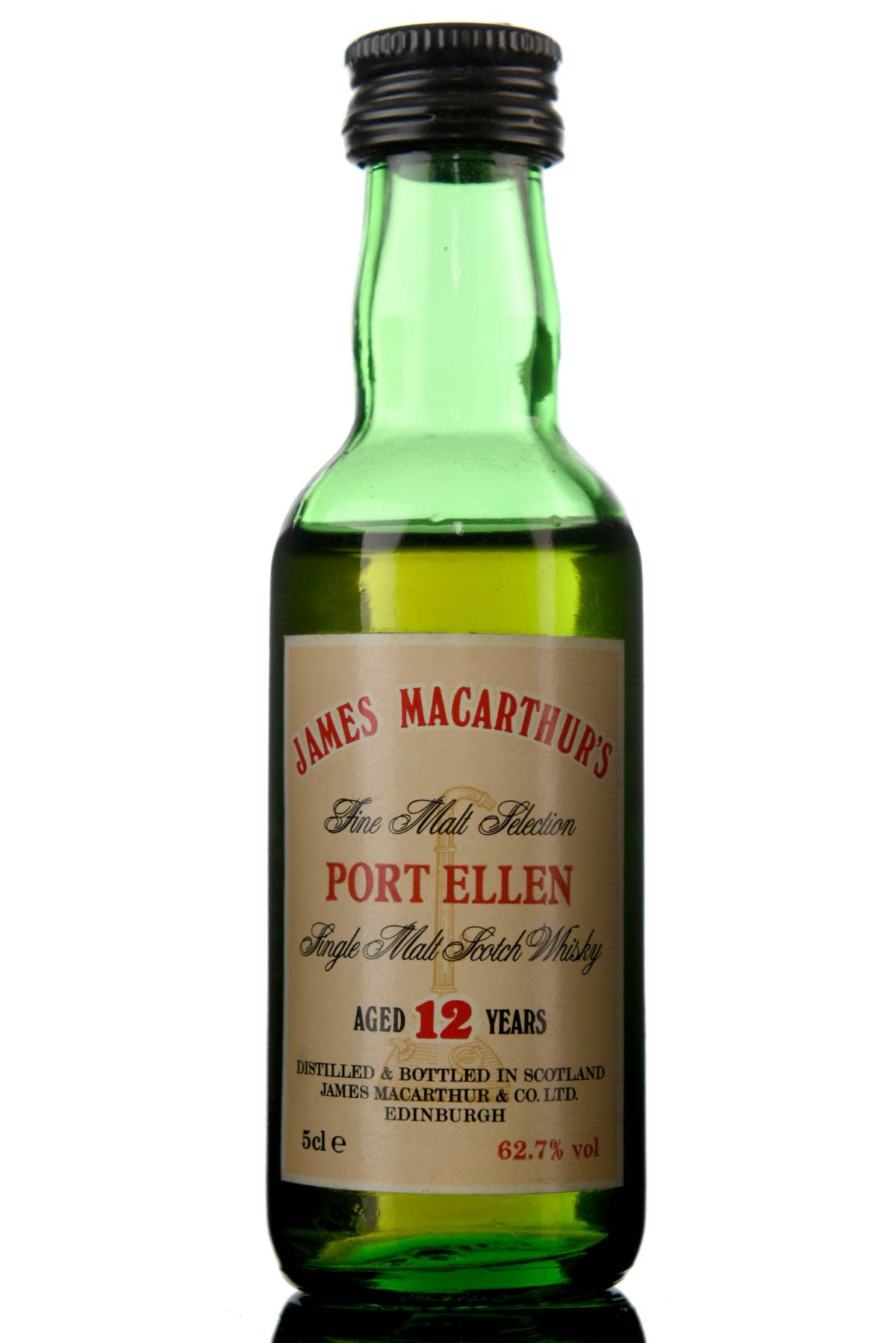 Port Ellen 12 Year Old - James MacArthur Miniature