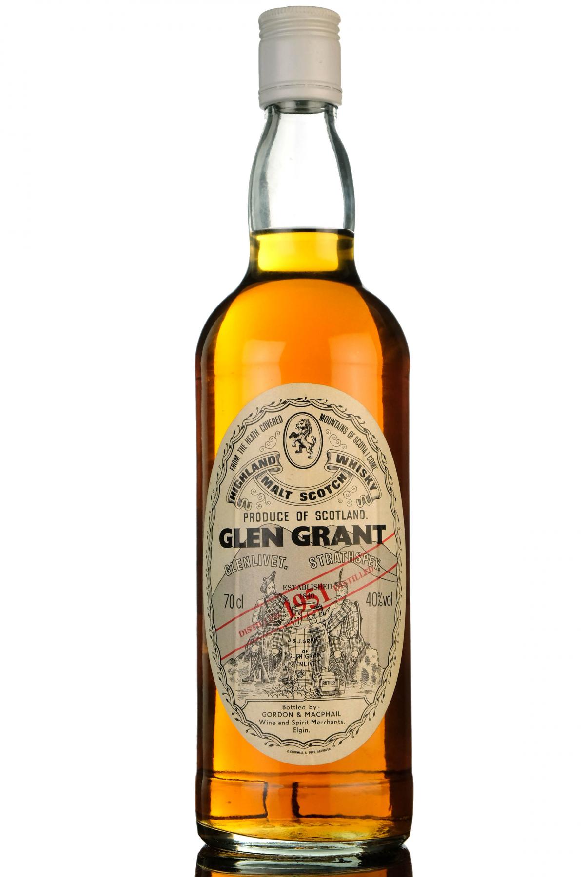 Glen Grant 1951 - Gordon & MacPhail