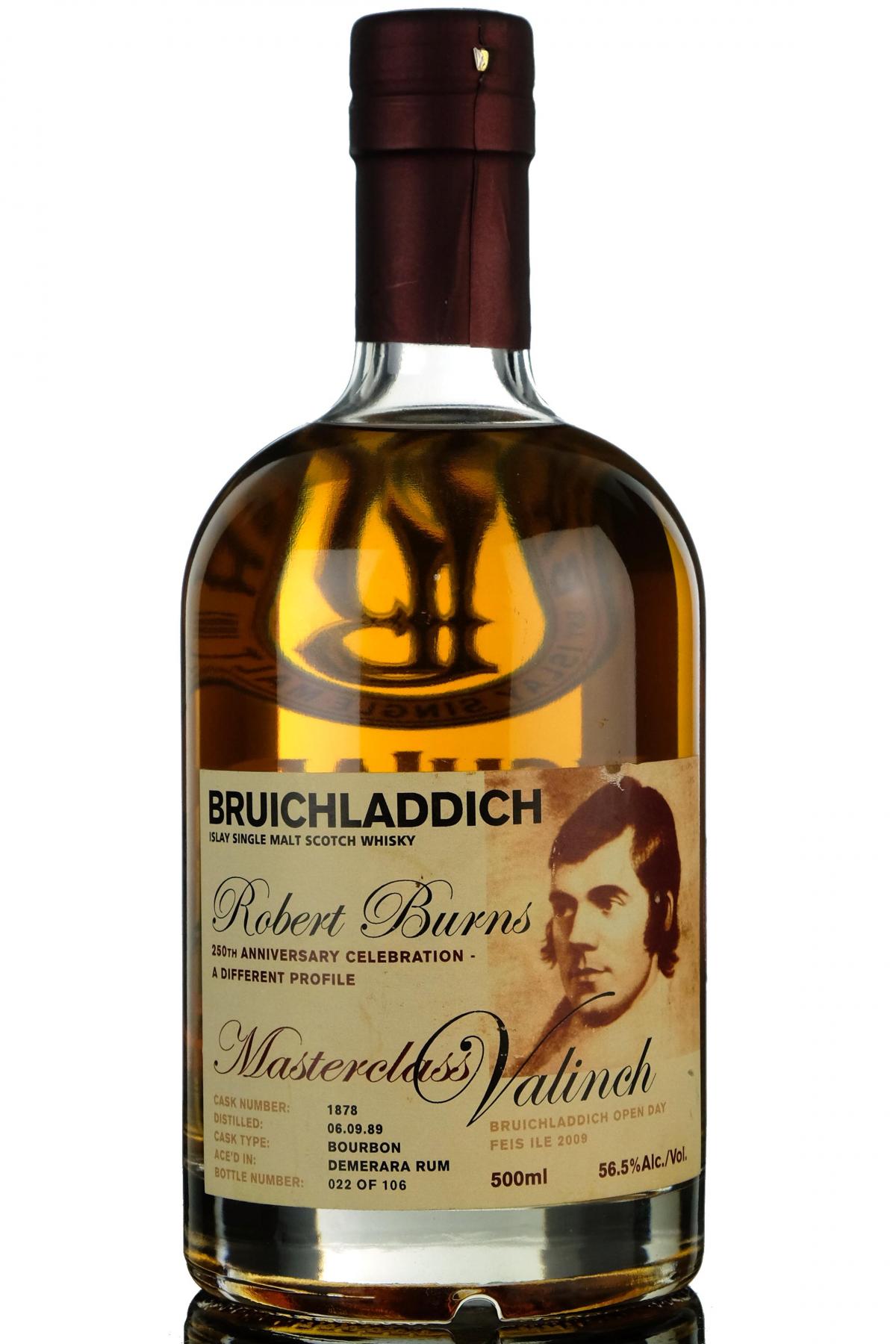 Bruichladdich 1989 - Valinch - Robert Burns