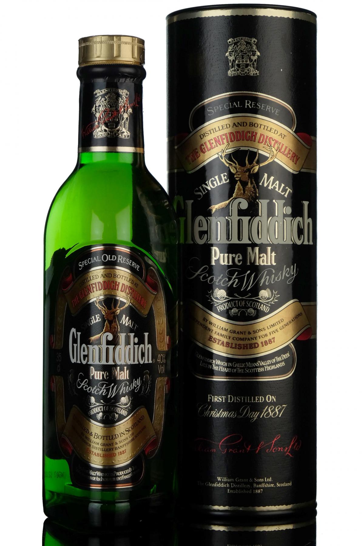Glenfiddich Pure Malt - Half Bottle