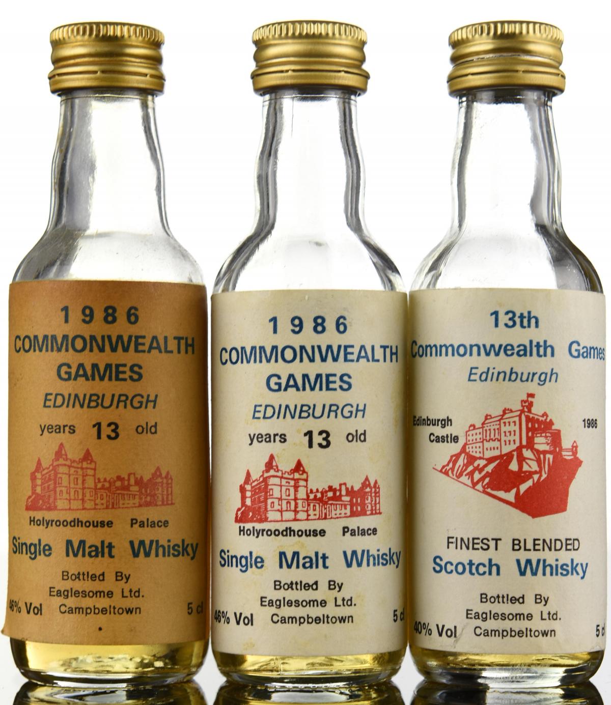 3 x Commonwealth Games Miniatures