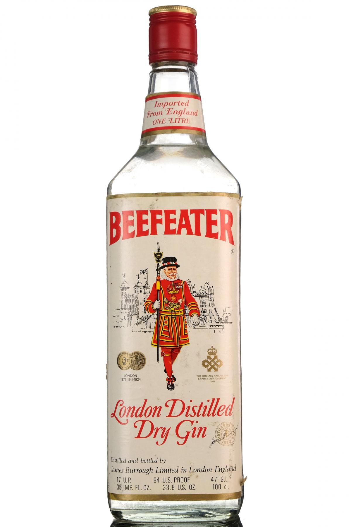 Beefeater Gin - 1 Litre