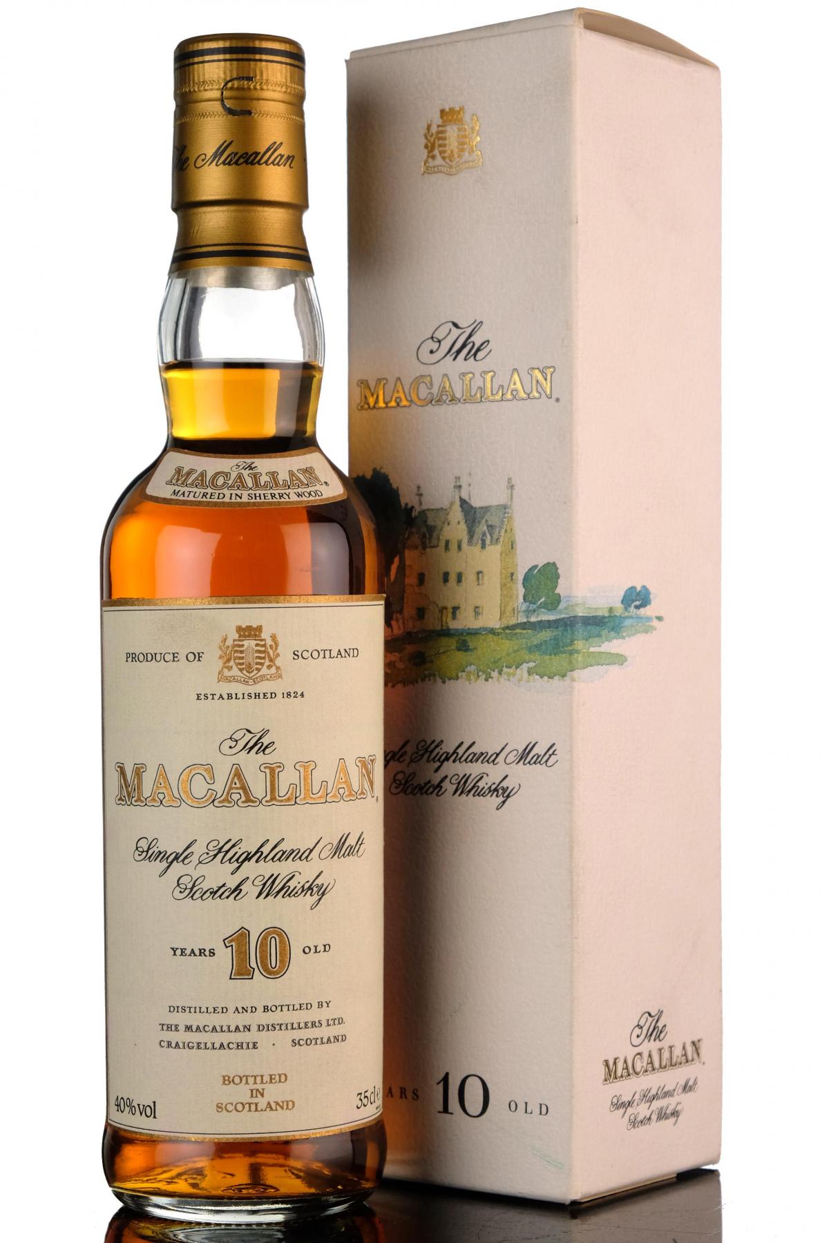 Macallan 10 Year Old - Sherry Cask - 1990s - Half Bottle