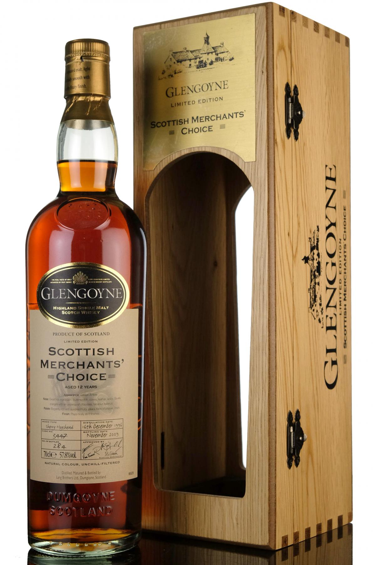 Glengoyne 1996-2009 - Single Cask 3447 - Scottish Merchants Choice