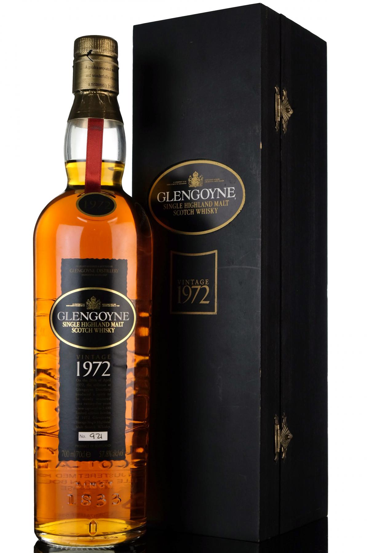 Glengoyne 1972 - 25 year old - Cask Strength