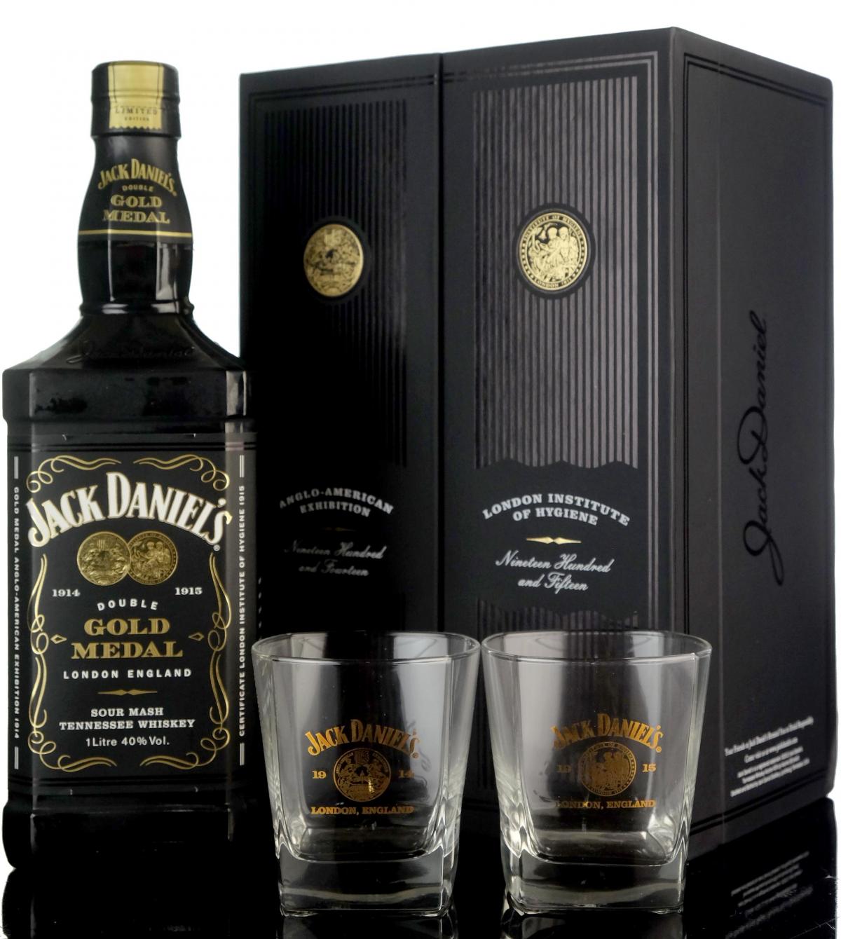 Jack Daniels Double Gold Medal - Presentation Set - 1 Litre