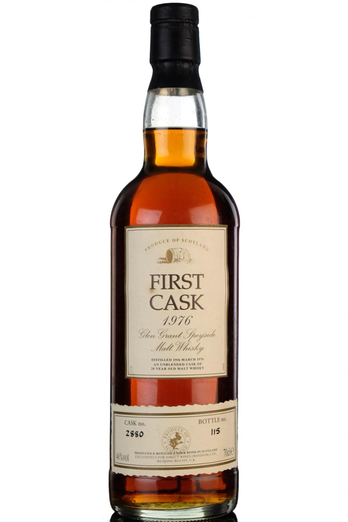 Glen Grant 1976 - 20 Year Old - First Cask 2880