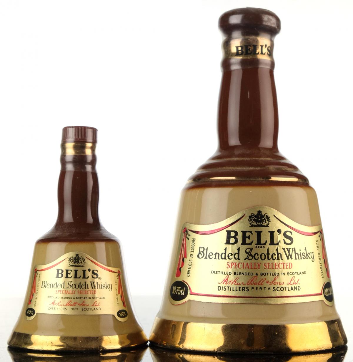 Tan Bells 18.75cl & Miniature