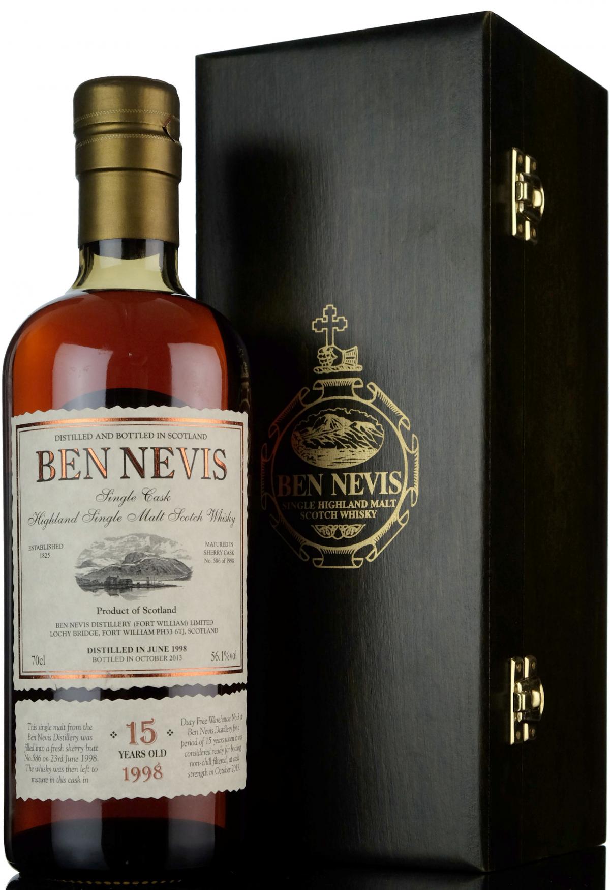 Ben Nevis 1998-2013 - Single Cask 586 - Sherry Butt