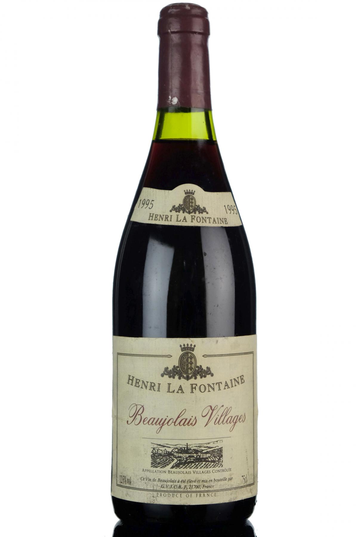 Henri La Fontaine 1995 Wine