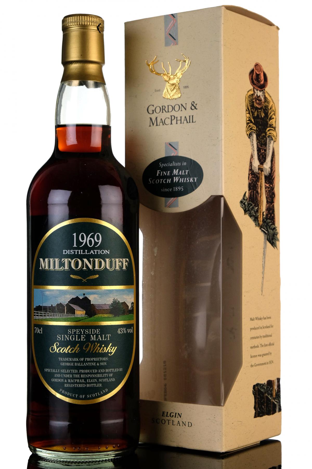 Miltonduff 1969 - Gordon & MacPhail - Dark Sherry
